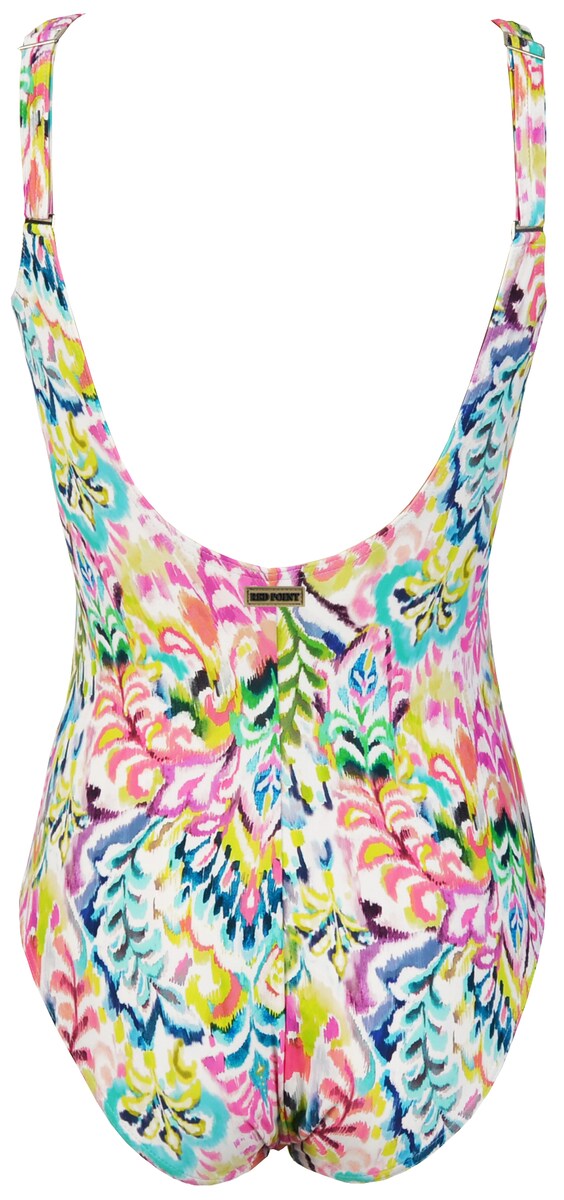 Fato de Banho Eira Cruzado Foam Control Copa C com Alça Regulável Multicolor-4