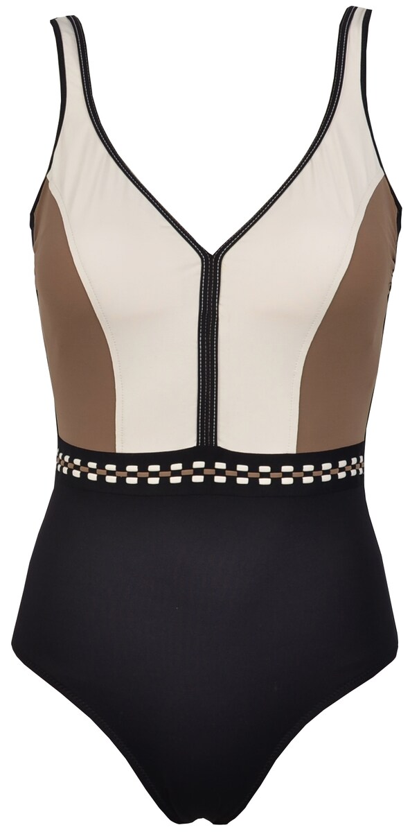 Fato de Banho Fiama Básico Foam Copa B Alça Regulável Castanho-4