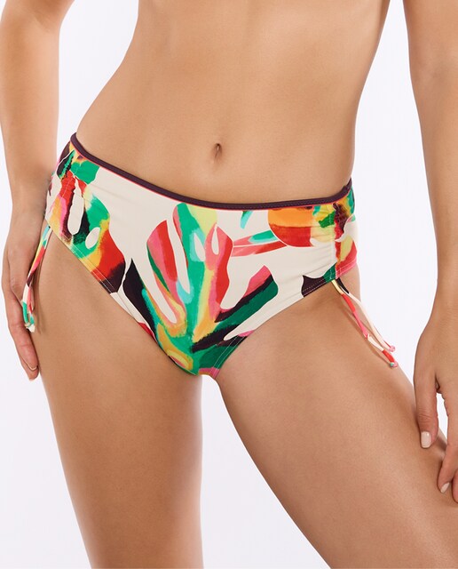 Imagem 0 de Cueca de Biquíni Kiba Clássica Alta Lados Ajustáveis 5