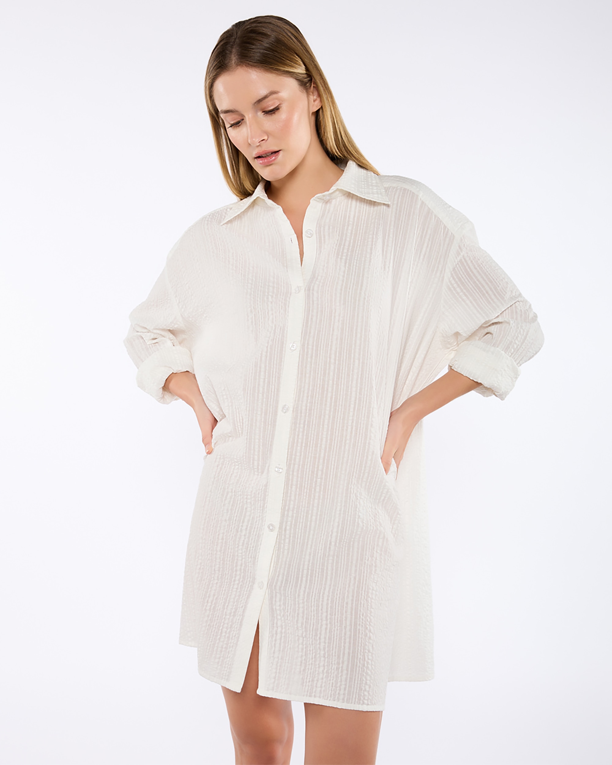Vestido de Praia Bella Branco-1