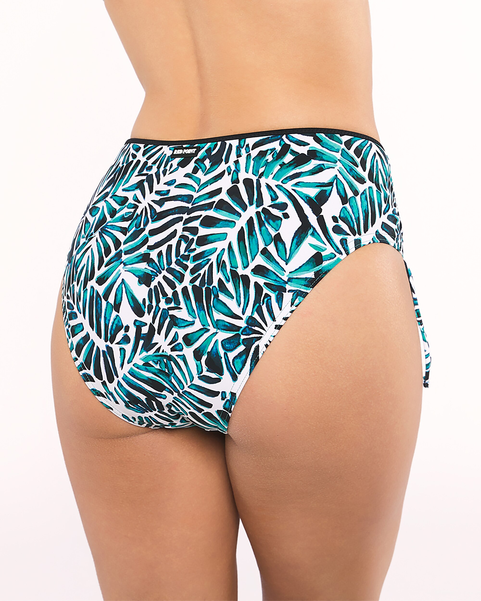 Cueca de Biquíni Faina Clássica Alta Laterais Ajustáveis 5 Verde-2