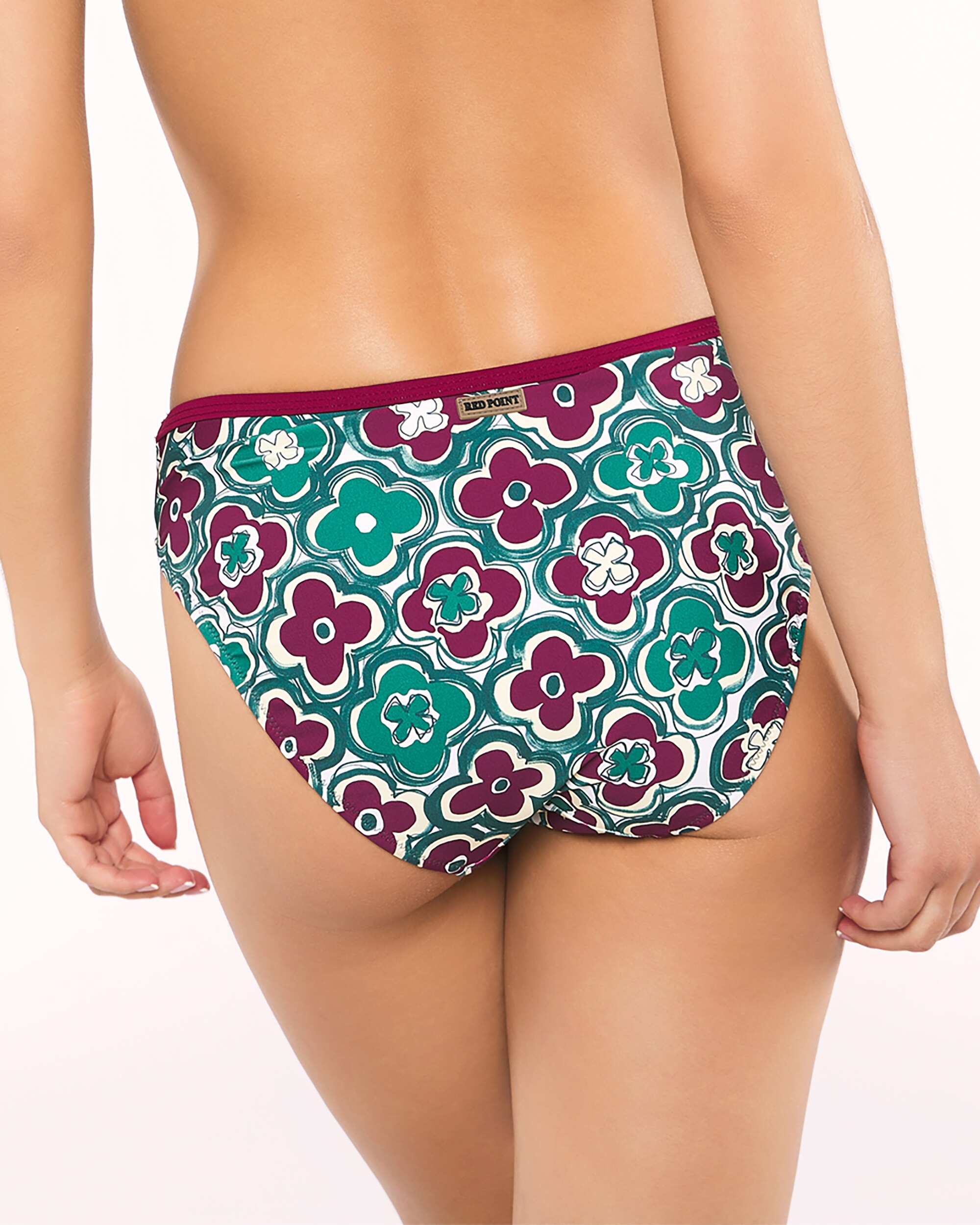 Cueca de Biquíni Inara Básica 4 Verde-2
