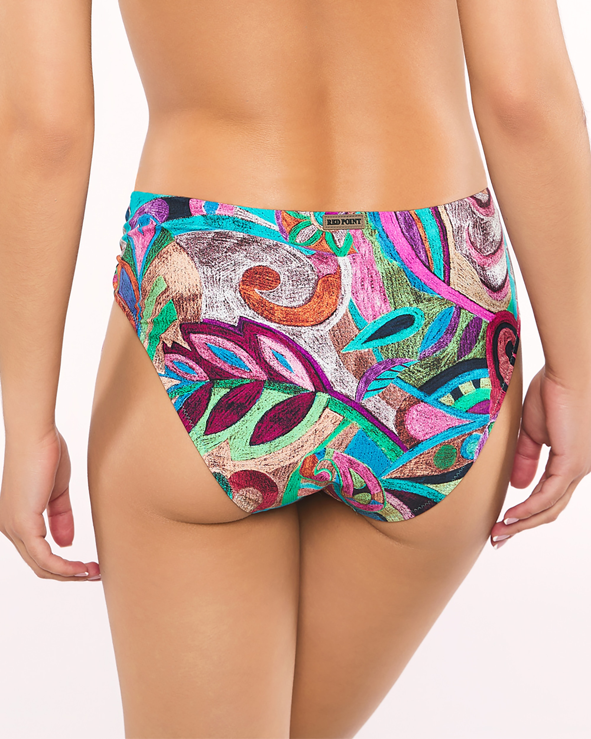 Cueca de Biquíni Abby Clássica Alta Lados Ajustável 5 Multicolor-3