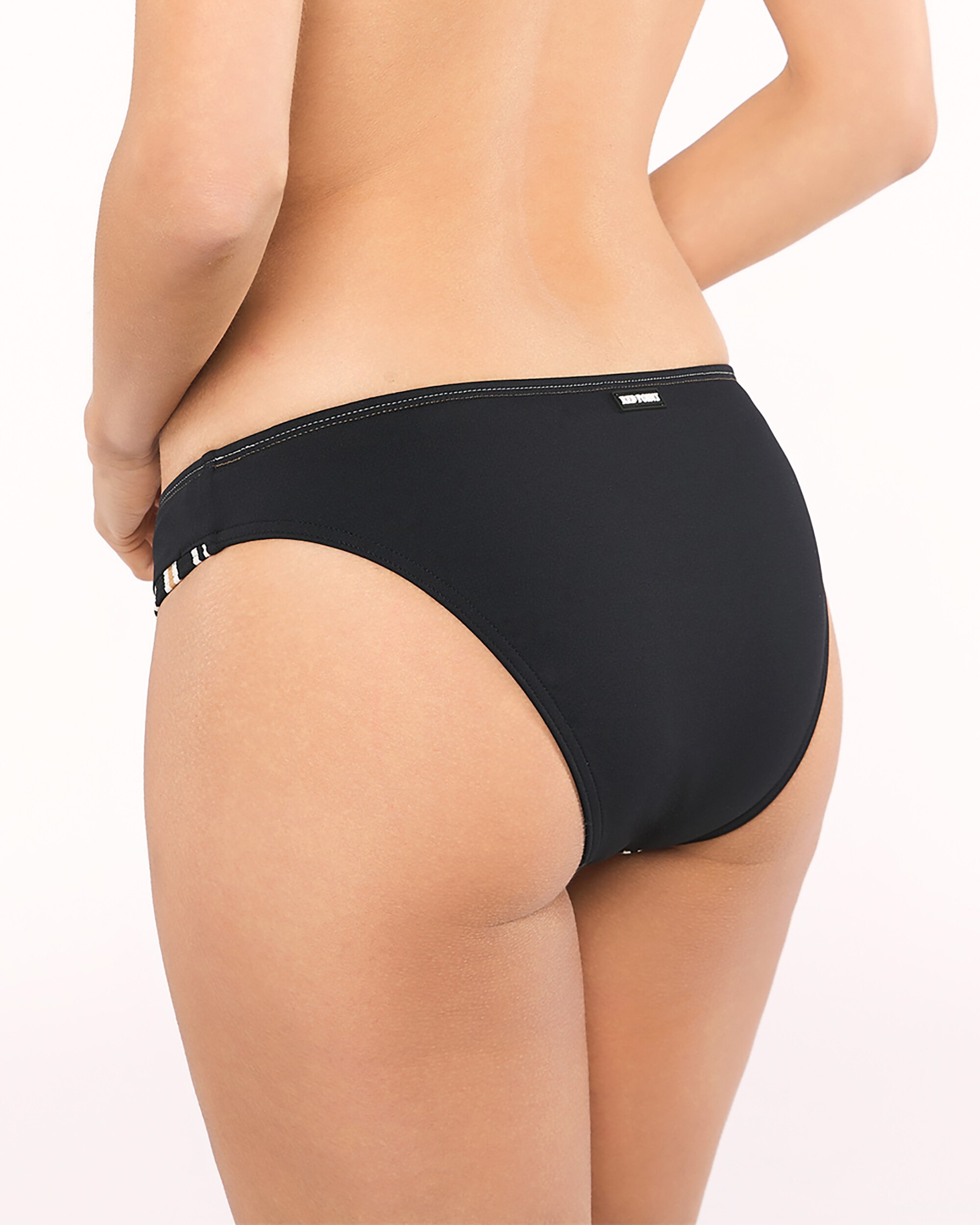 Cueca de Biquíni Danai Cintura Castanho-2