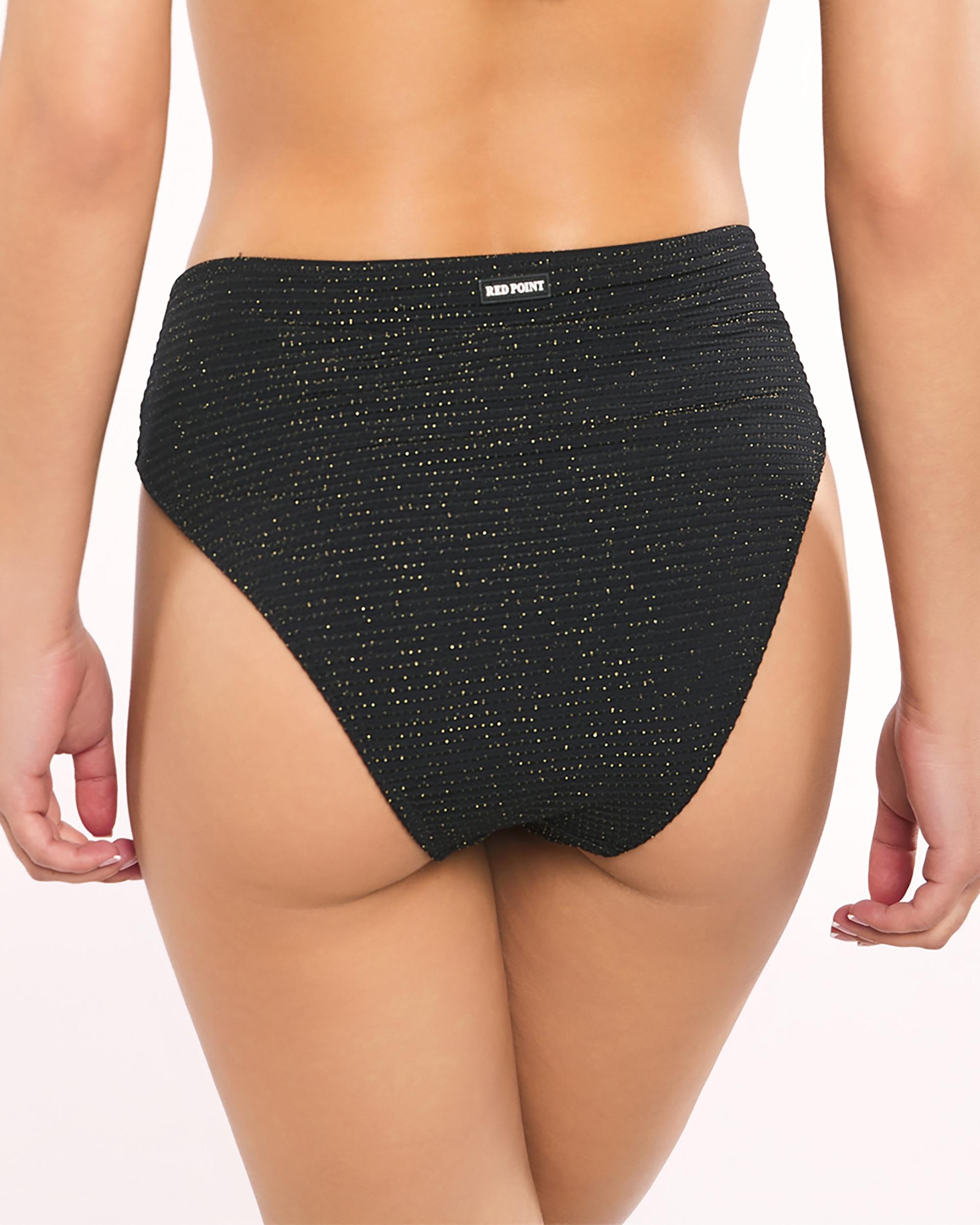 Cueca de Biquíni Ciara Alta Preto-2
