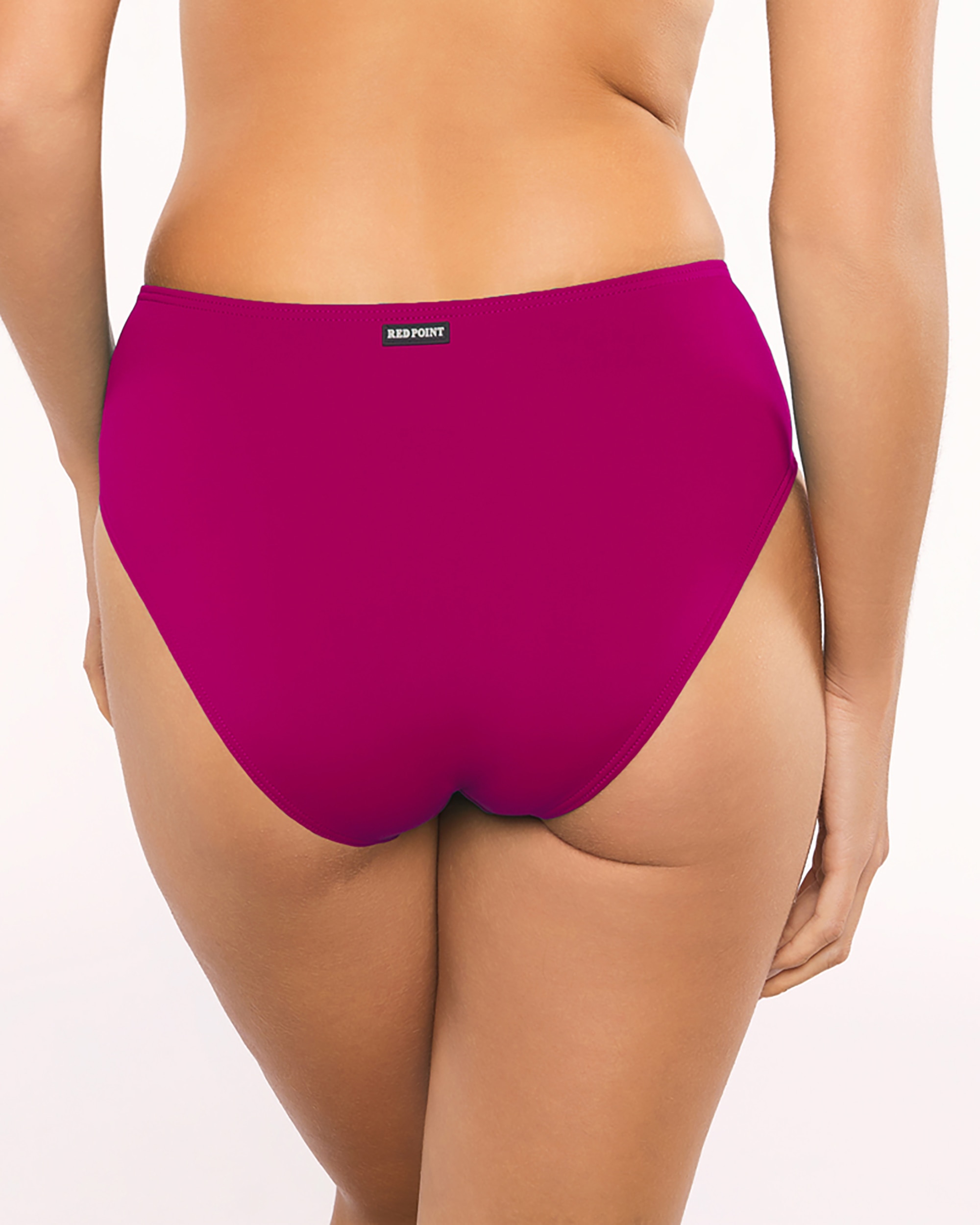 Cueca de Biquíni Sali Clássica Alta Lados Ajustáveis 5 Rosa-2