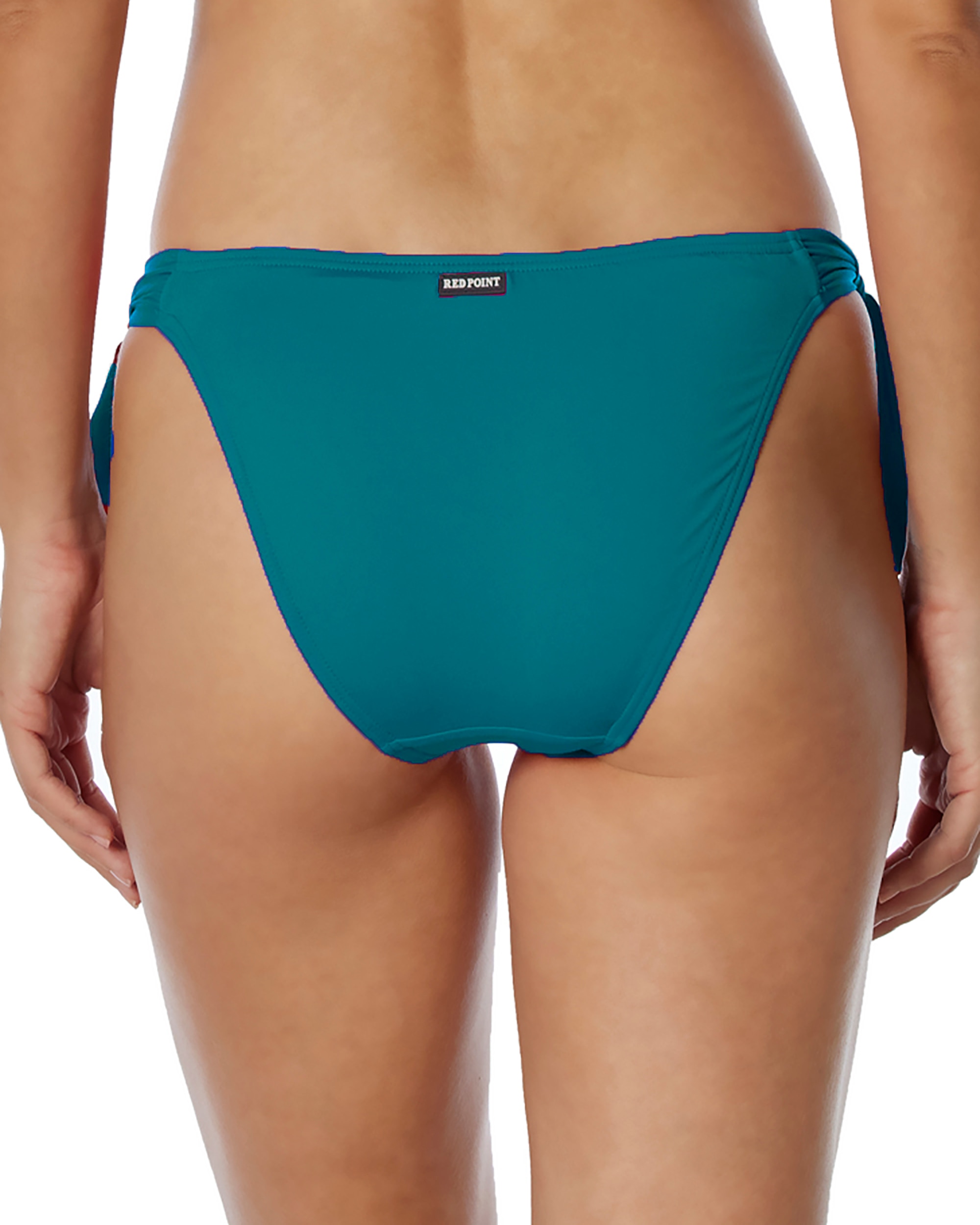 Cueca de Biquíni Sali na Anca com Laços 0 Turquesa-2