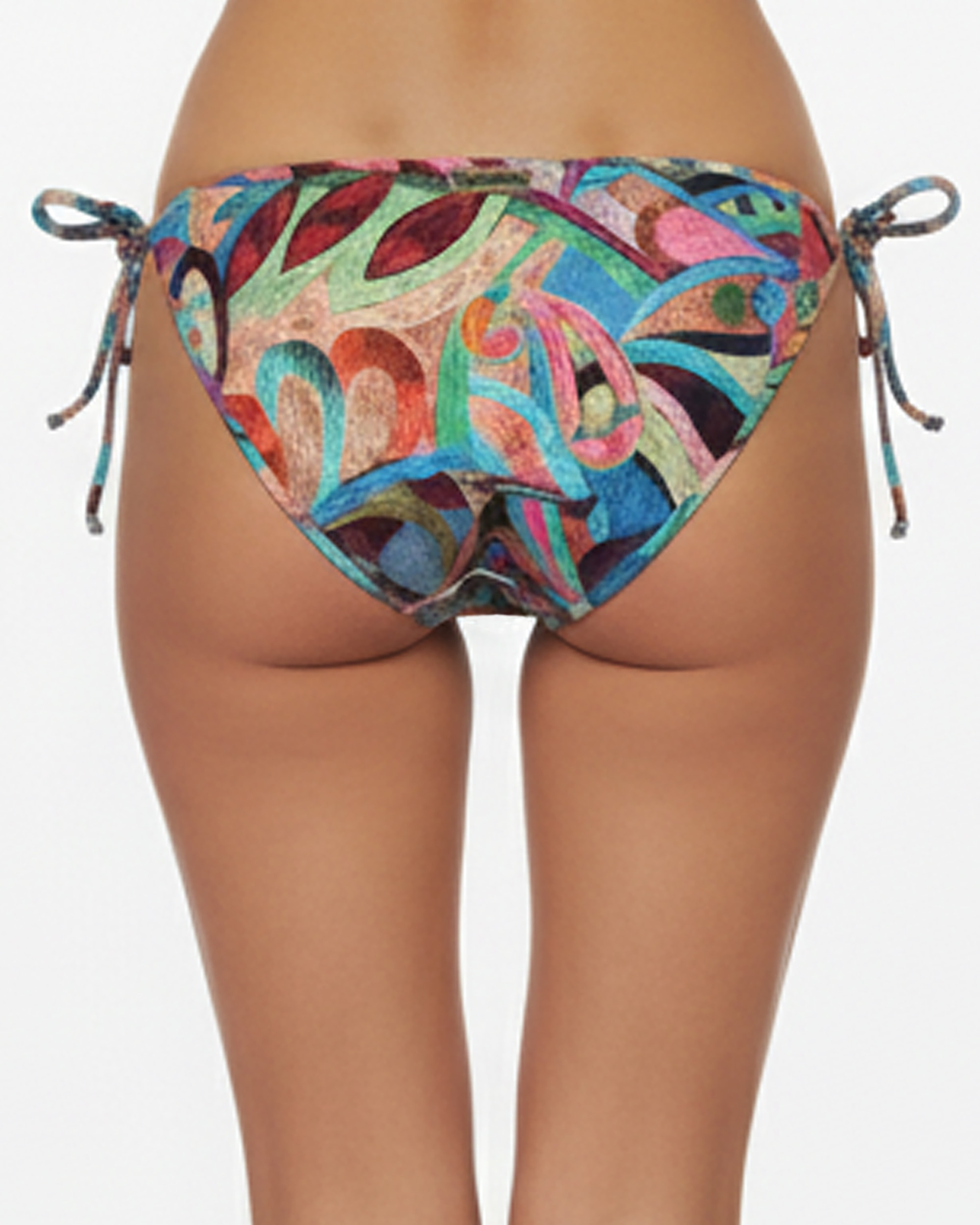 Cueca de Biquíni Abby Mini Laços Multicolor-2