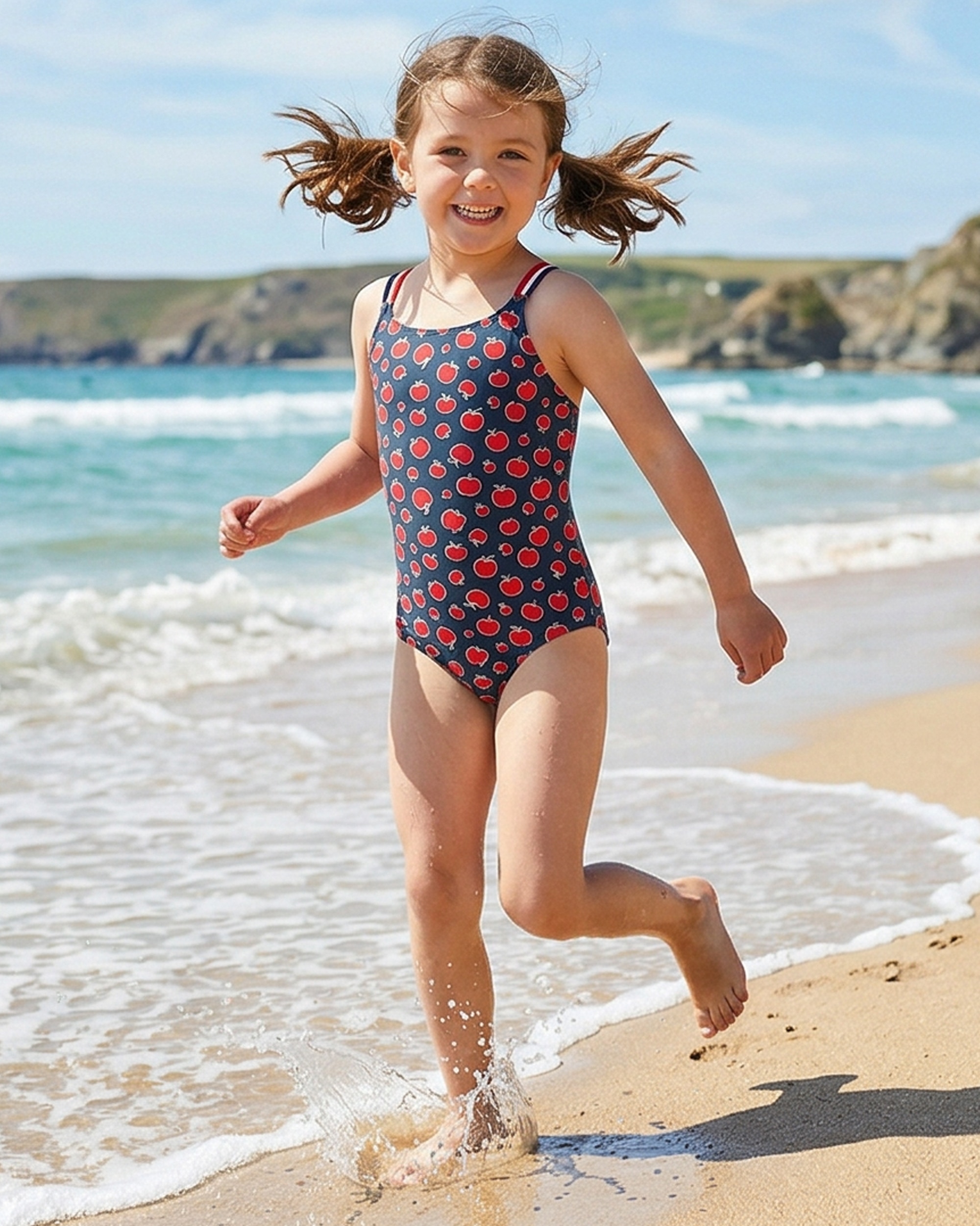 Meias Maillot Infantil Red Point Vermelho / Azul-marinho-5