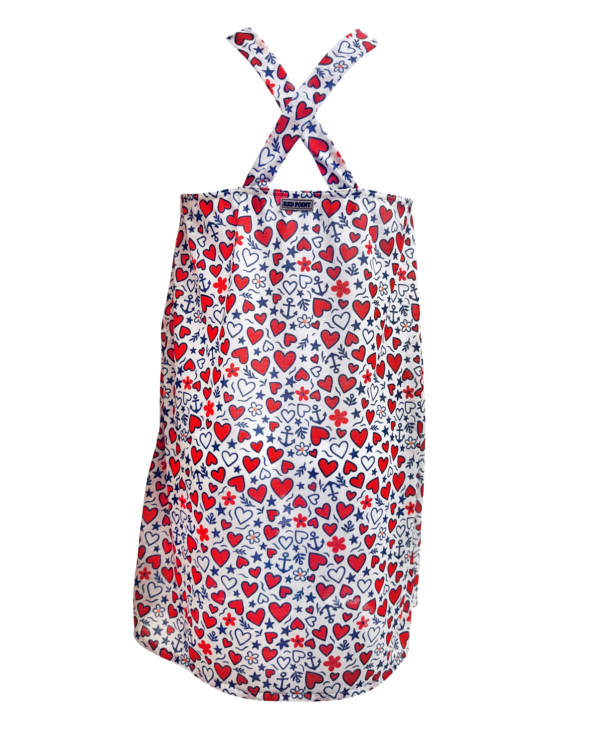 Cuore Vestido Infantil Red Point Branco / Vermelho-4