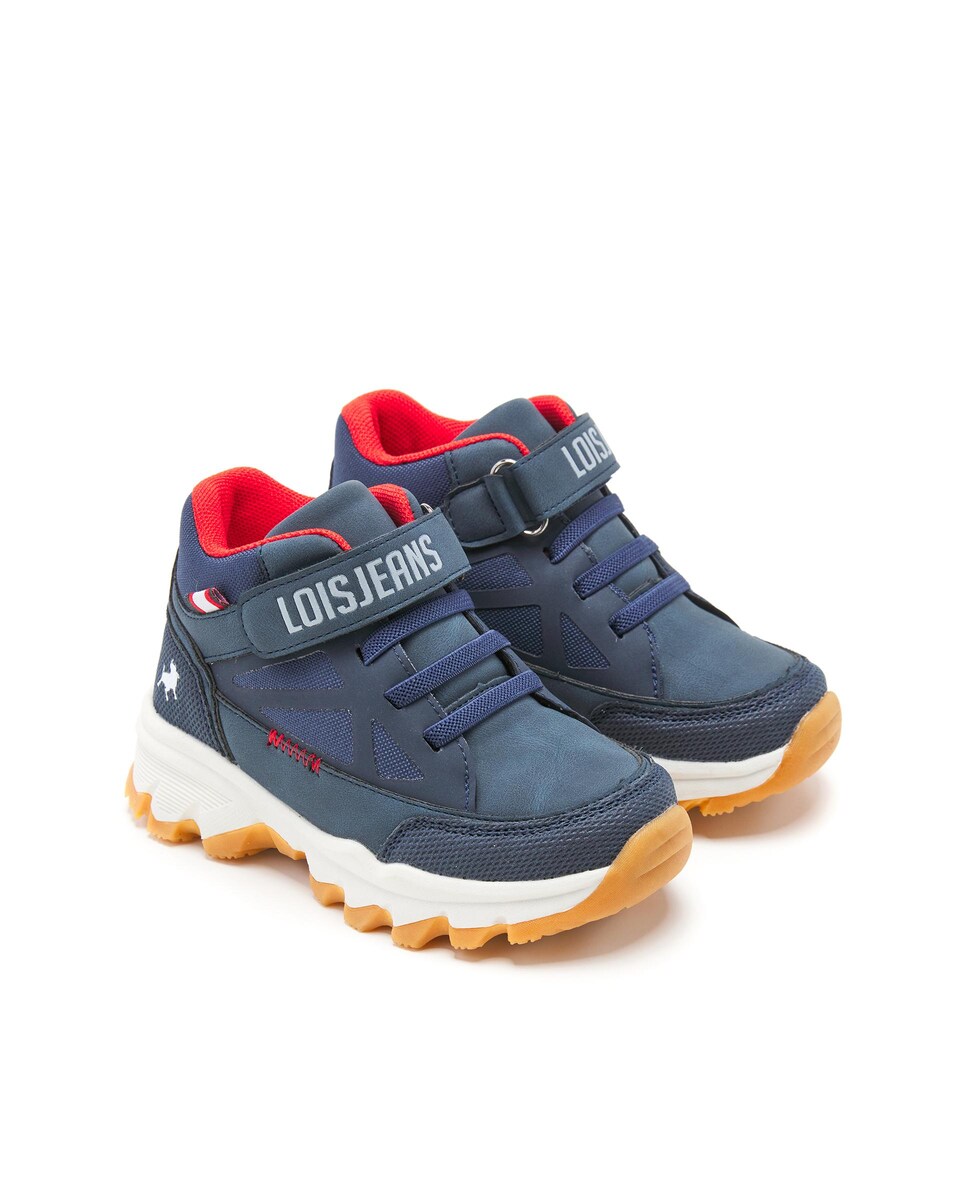 Botins Infantil com Forro Acolchoado e Biqueira Reforçada Azul-marinho-2