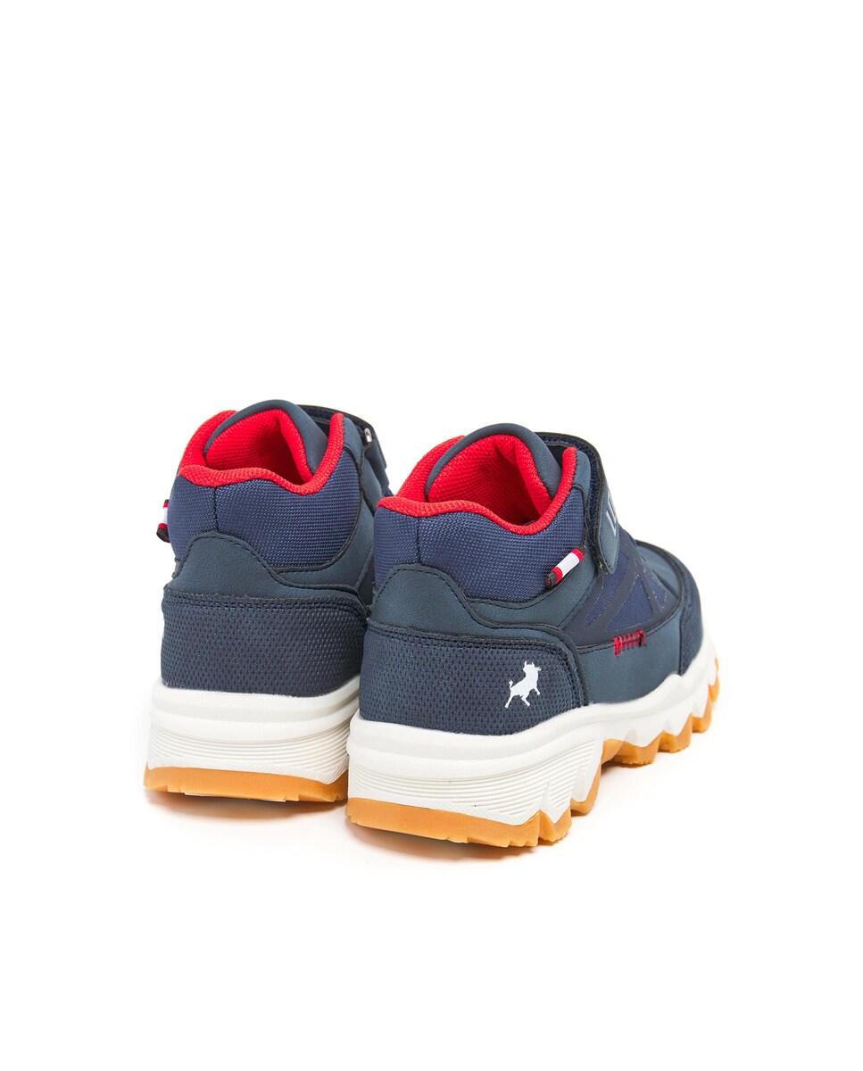 Botins Infantil com Forro Acolchoado e Biqueira Reforçada Azul-marinho-3