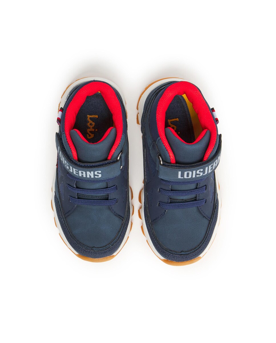 Botins Infantil com Forro Acolchoado e Biqueira Reforçada Azul-marinho-4