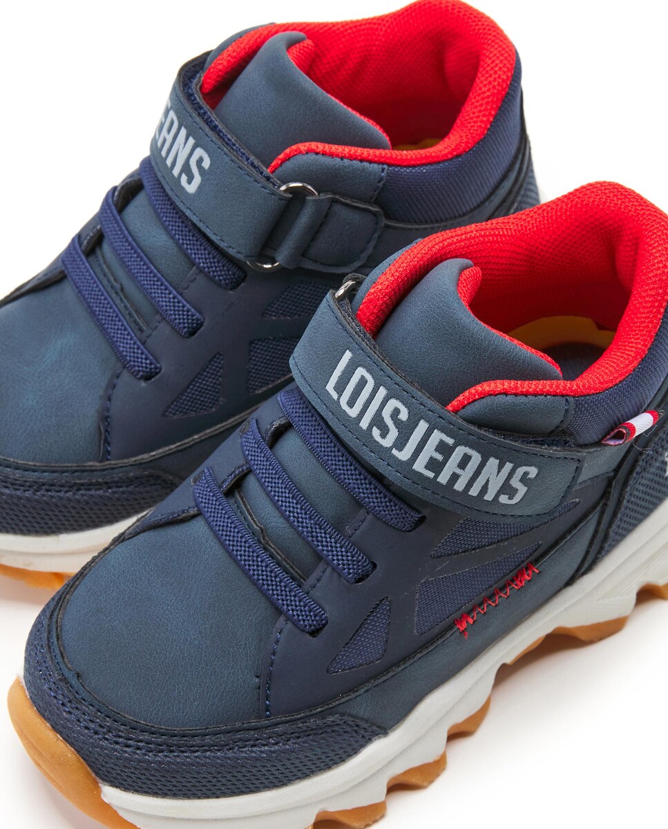 Botins Infantil com Forro Acolchoado e Biqueira Reforçada Azul-marinho-5