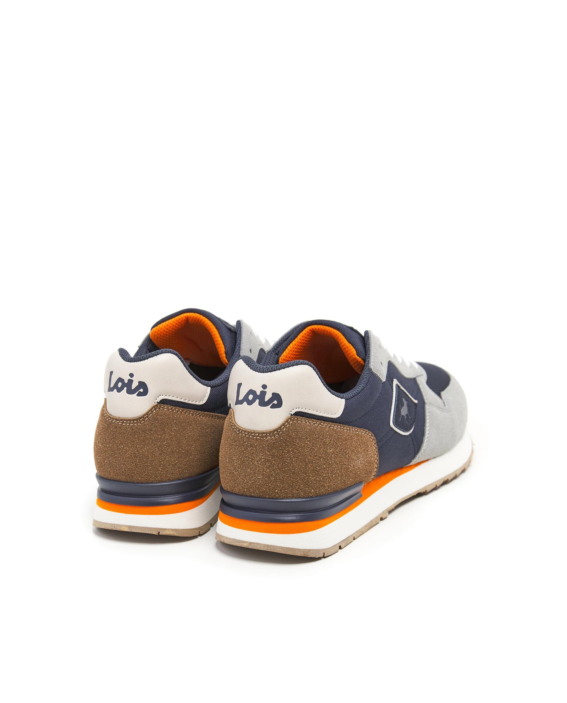 Sapatilhas com Atacadores e Logo Lateral Preto-3