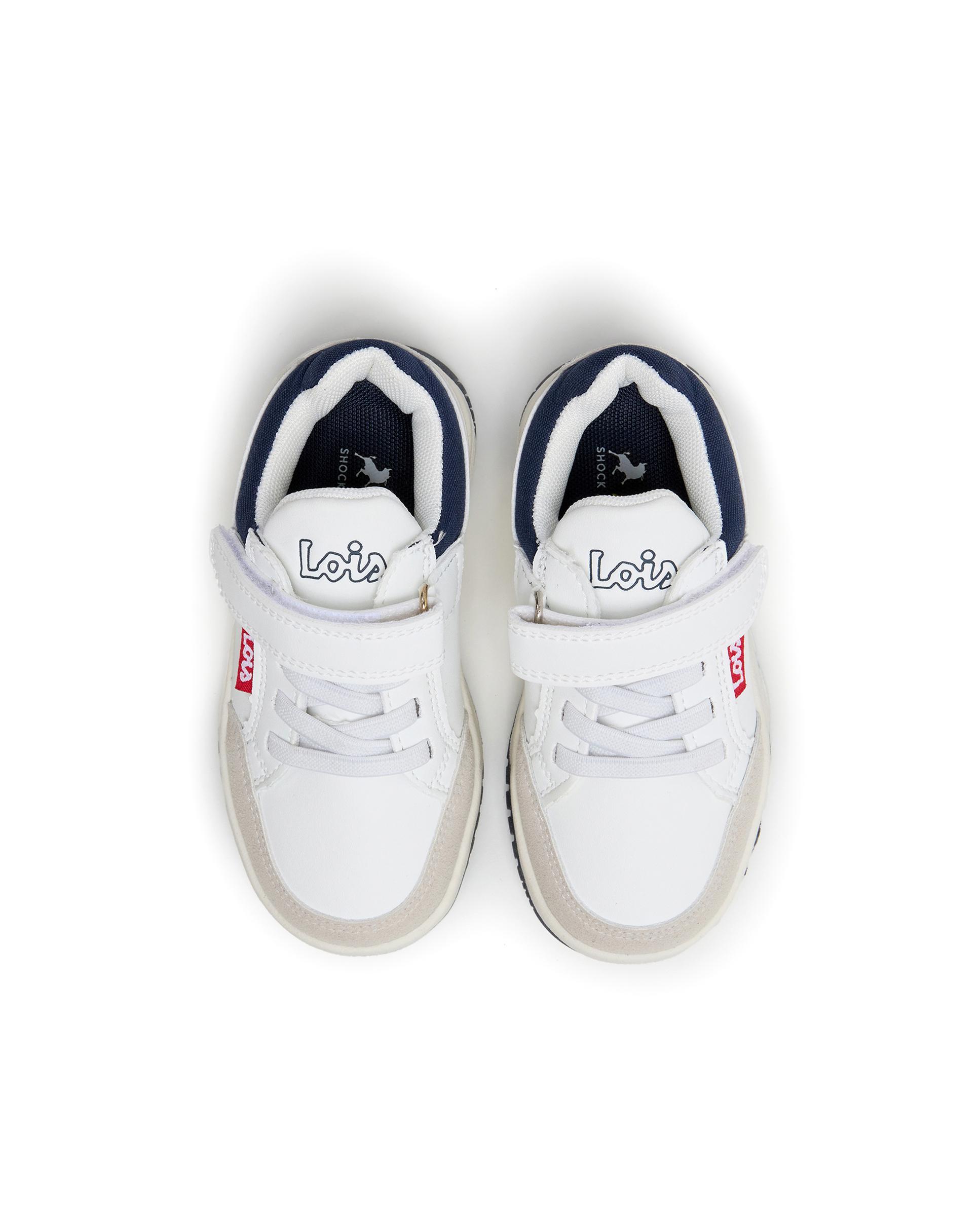 Sapatilhas com Velcro e Reforço no Calcanhar Branco-4