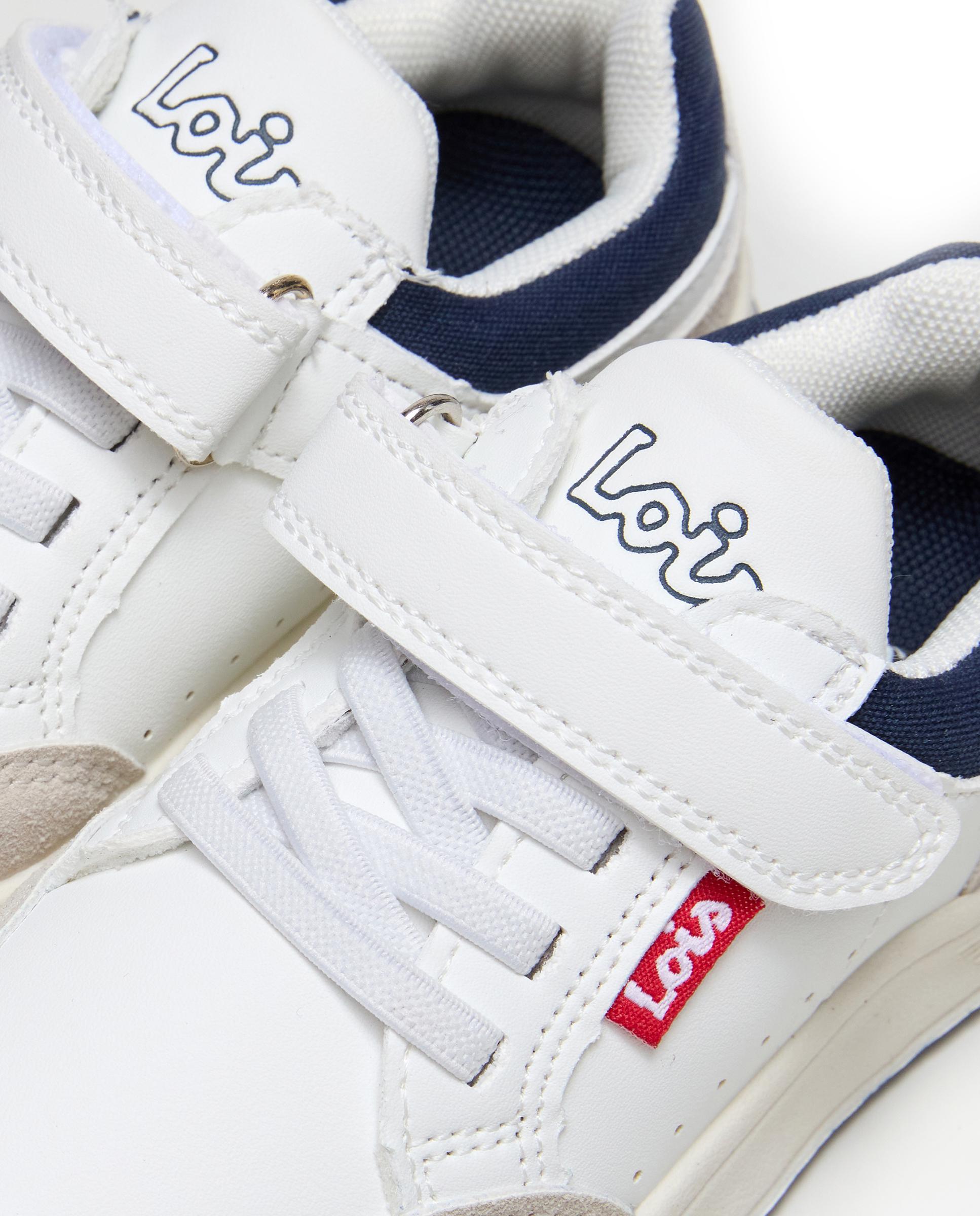 Sapatilhas com Velcro e Reforço no Calcanhar Branco-5