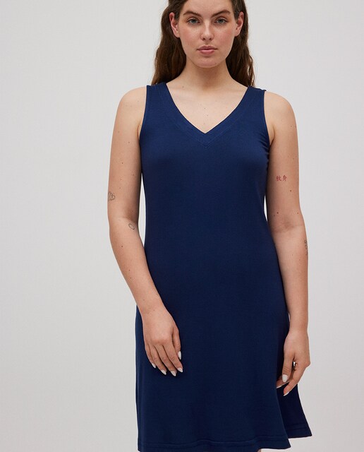 Imagem 0 de Vestido de Praia Curto de Alças Estampado Liso