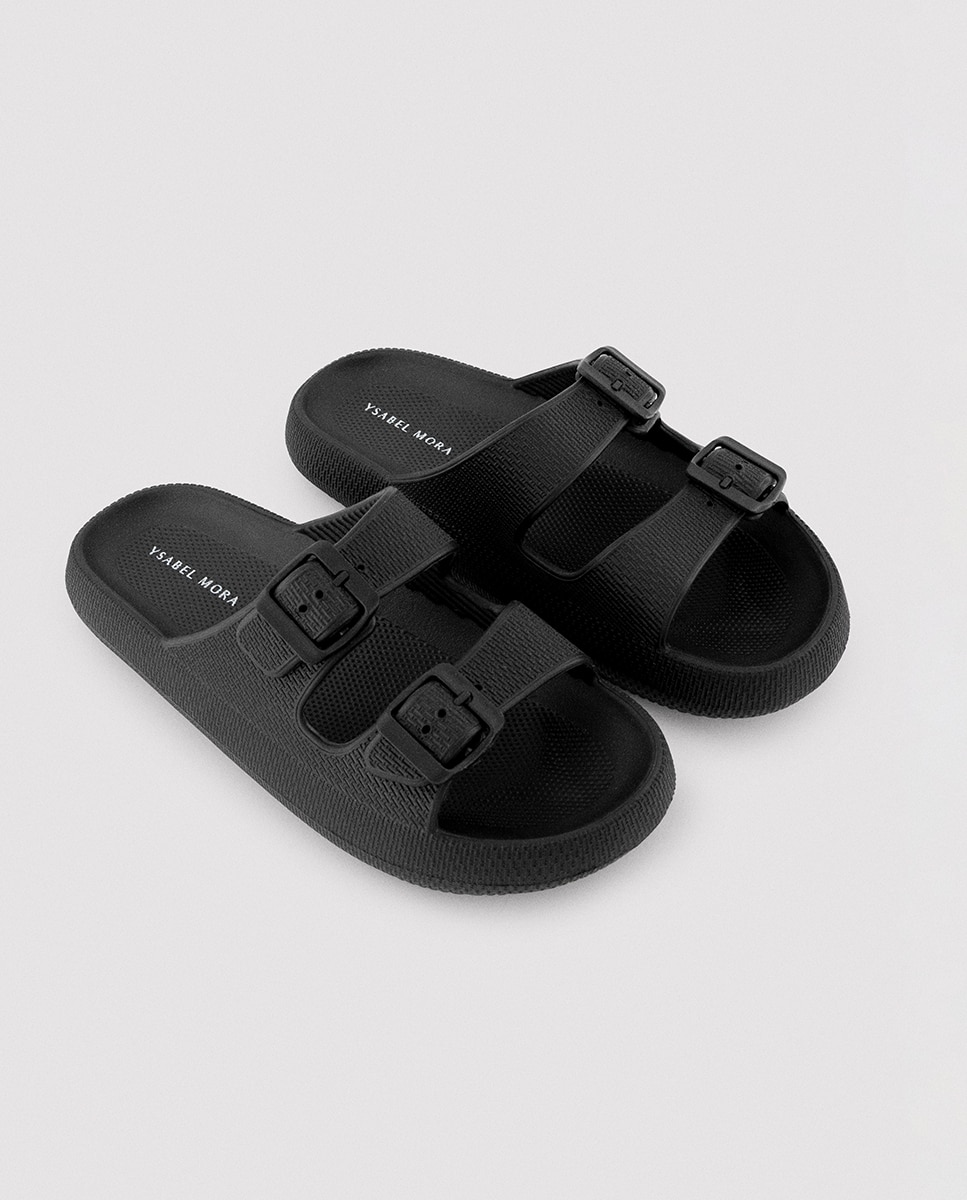 Chinelos de Praia com Fivelas Antiderrapantes Extra Comfort Cinzento-escuro-2