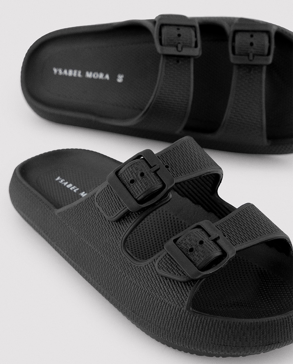 Chinelos de Praia com Fivelas Antiderrapantes Extra Comfort Cinzento-escuro-3