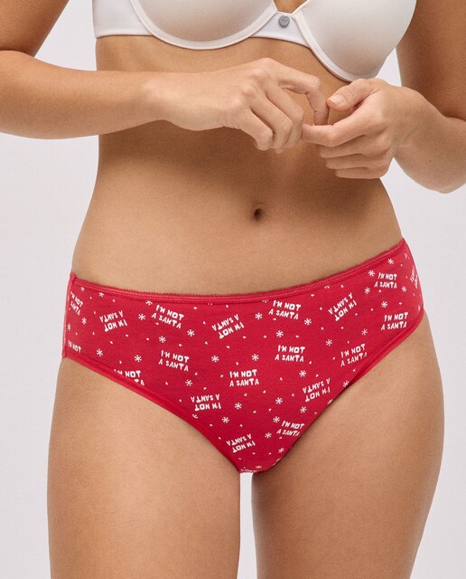 Imagem 0 de Cueca Midi com Estampado Natalino