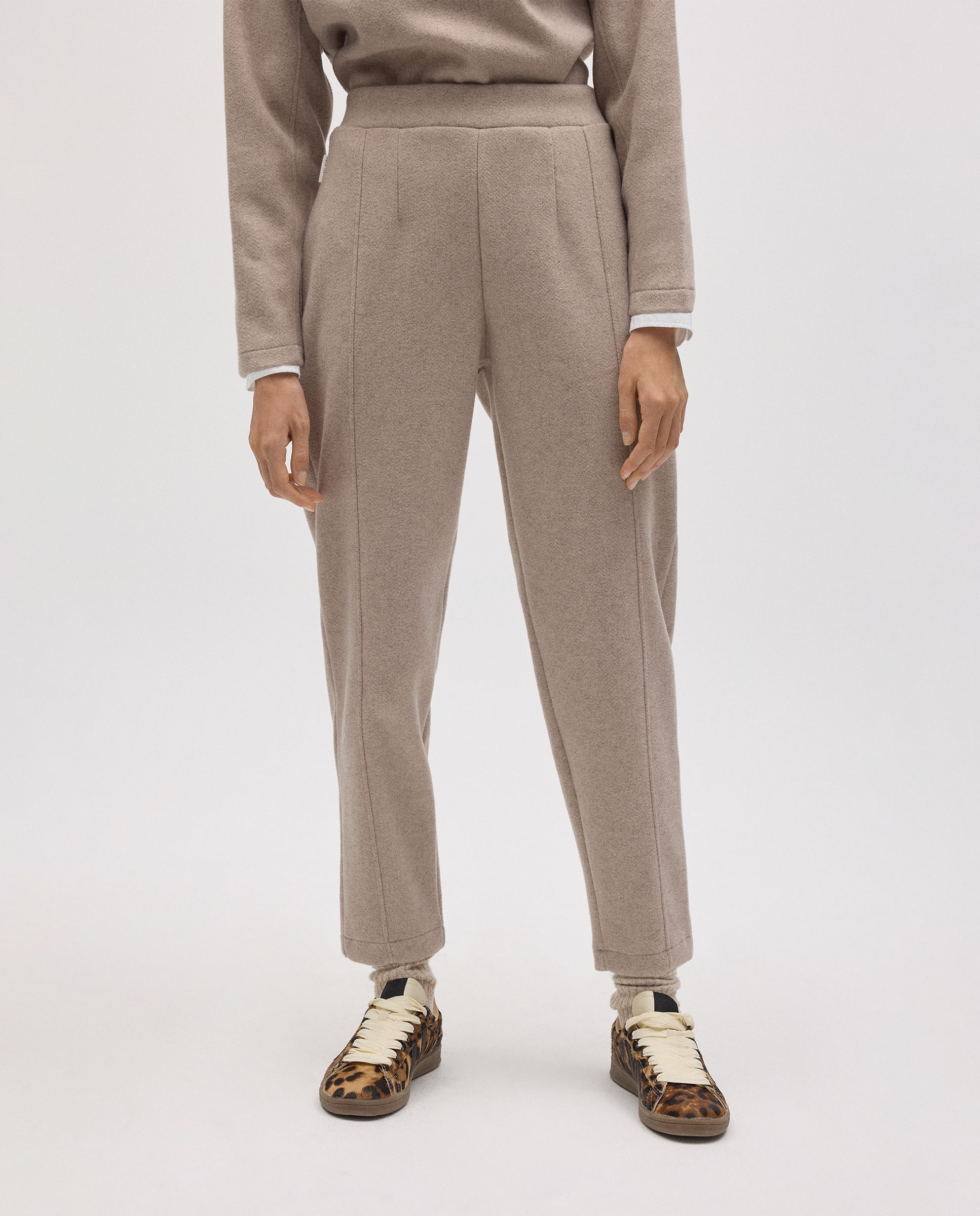 Imagem 0 de Calças Quentes Slim Fit com Estrutura