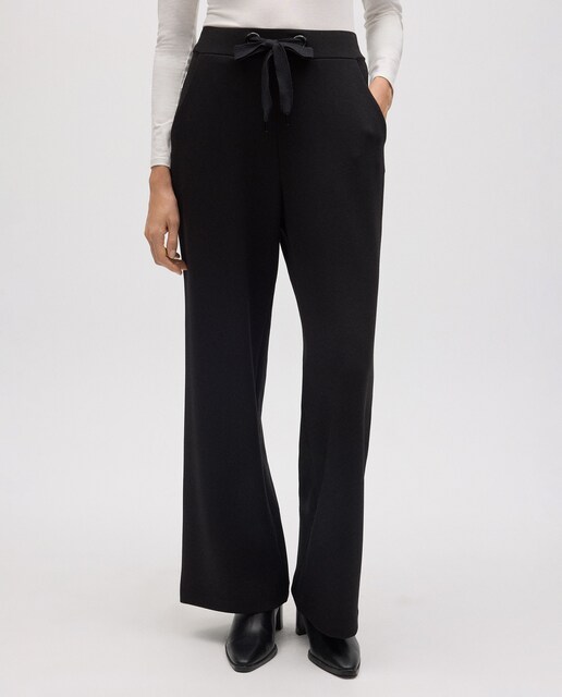 Imagem 0 de Calças com Corte a Direito Fluídas