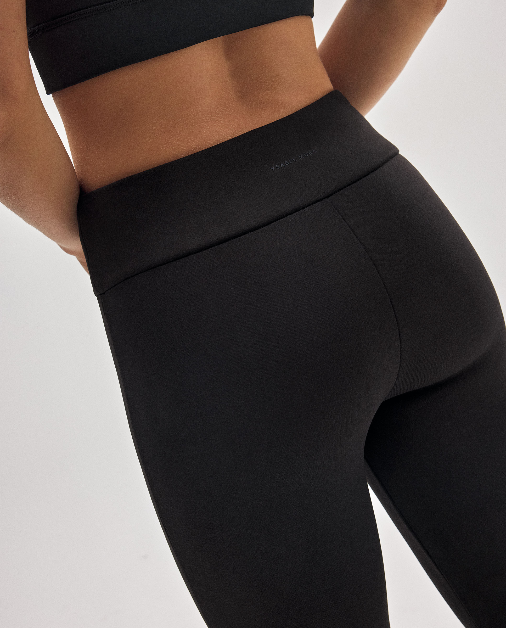 Leggings Desportivos Ultra Térmico Afelpado Polar Preto-5
