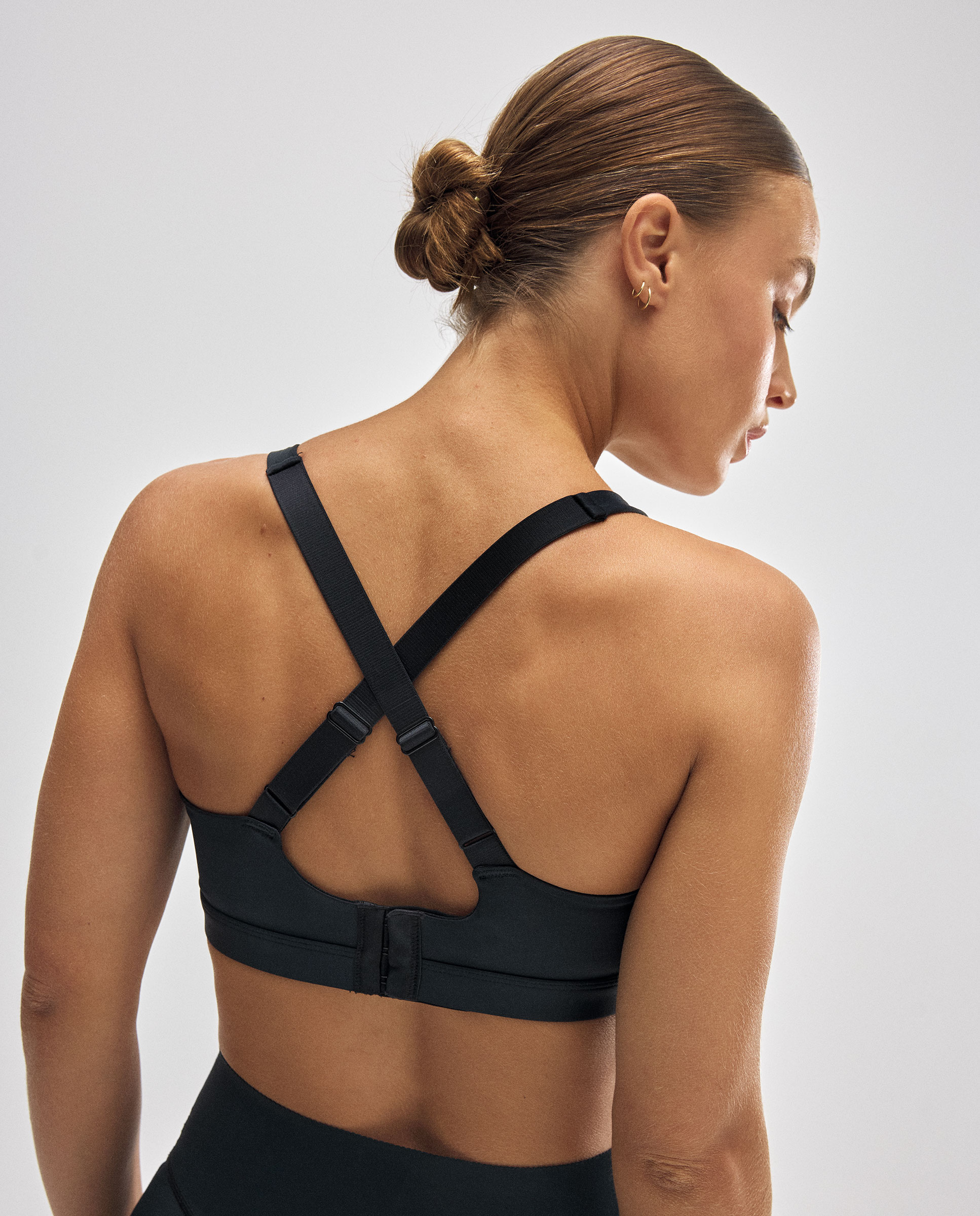 Soutien Desportivo Compressive de Alto Impacto com Alças Reguláveis Preto-7