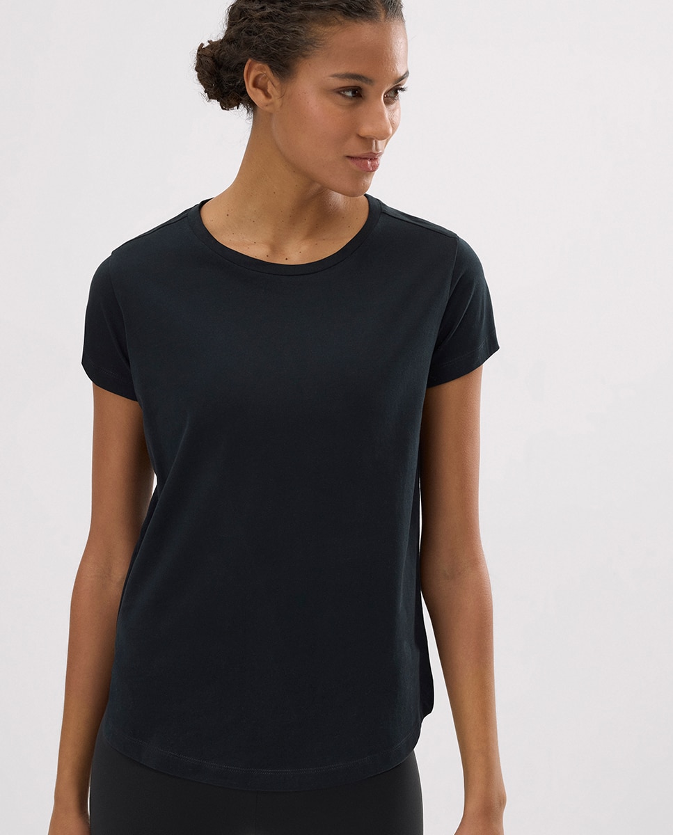 Imagem 0 de T-shirt Desportiva Algodão Básica Estilo Desportivo
