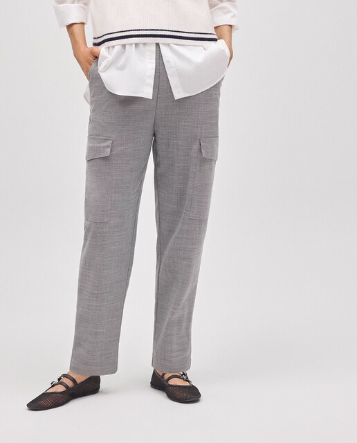 Imagem 0 de Calças Casuais Tipo Cargo