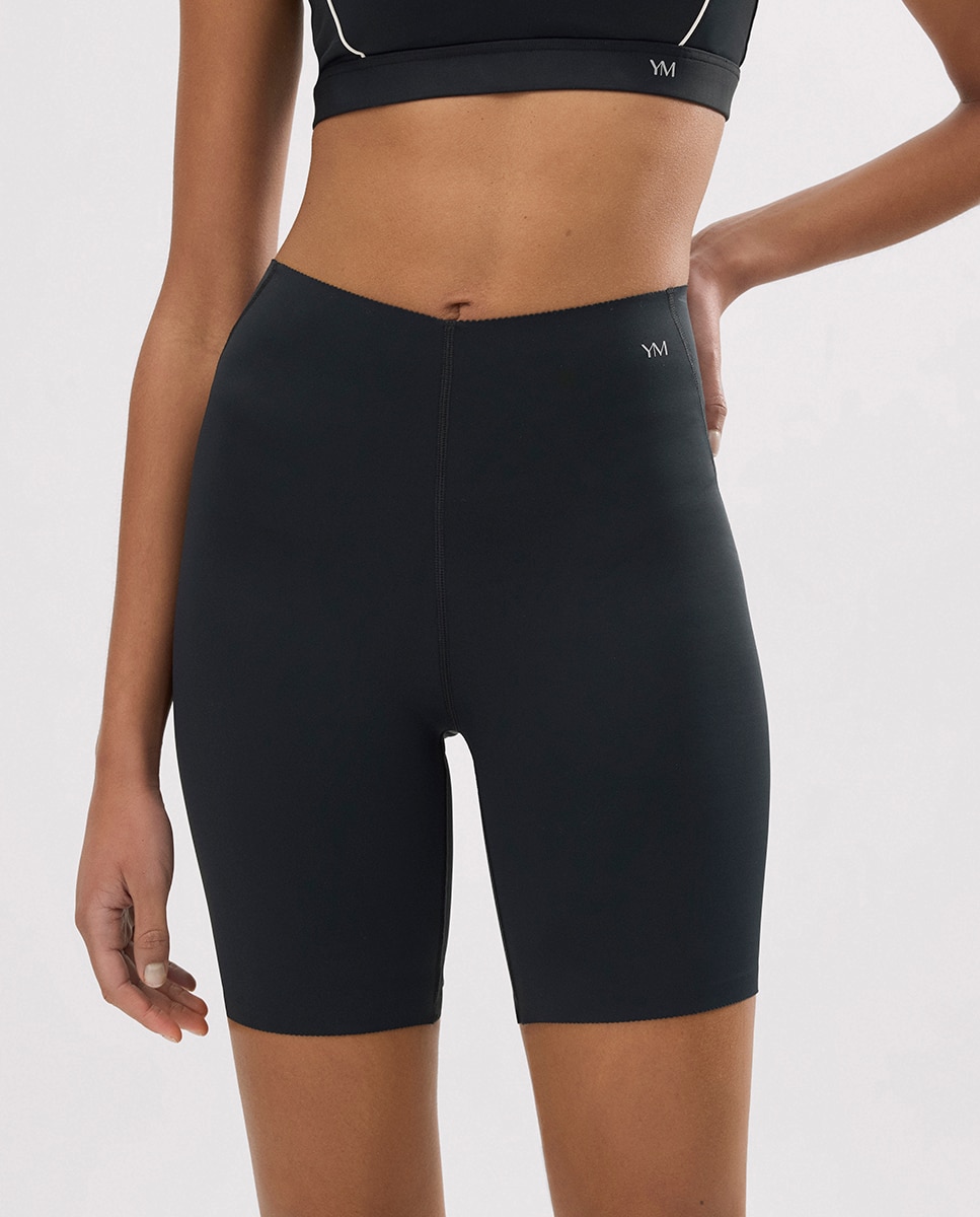 Calções Desportivos Compressive Biker Preto-1