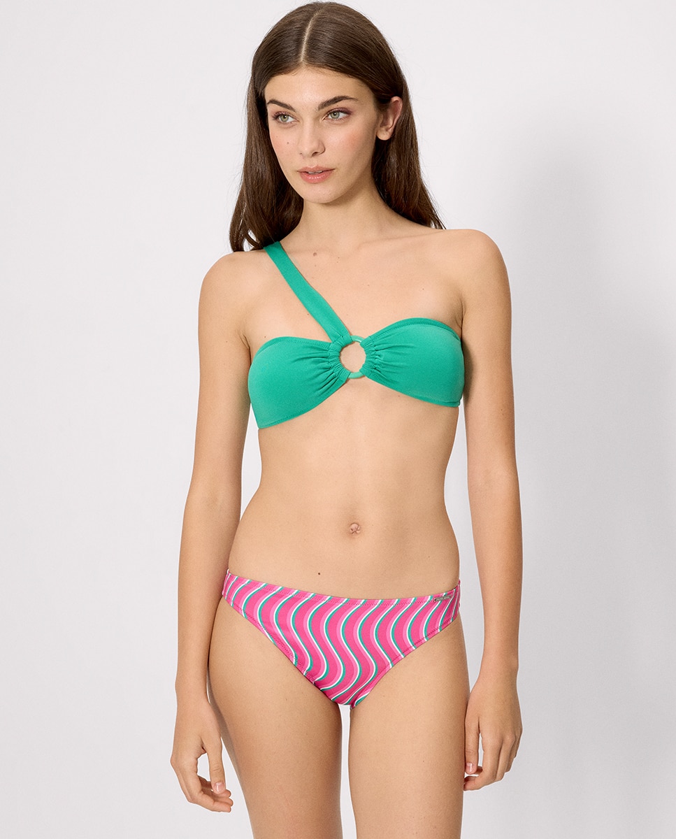 Imagem 0 de Cueca de Biquíni Estampado Ondas