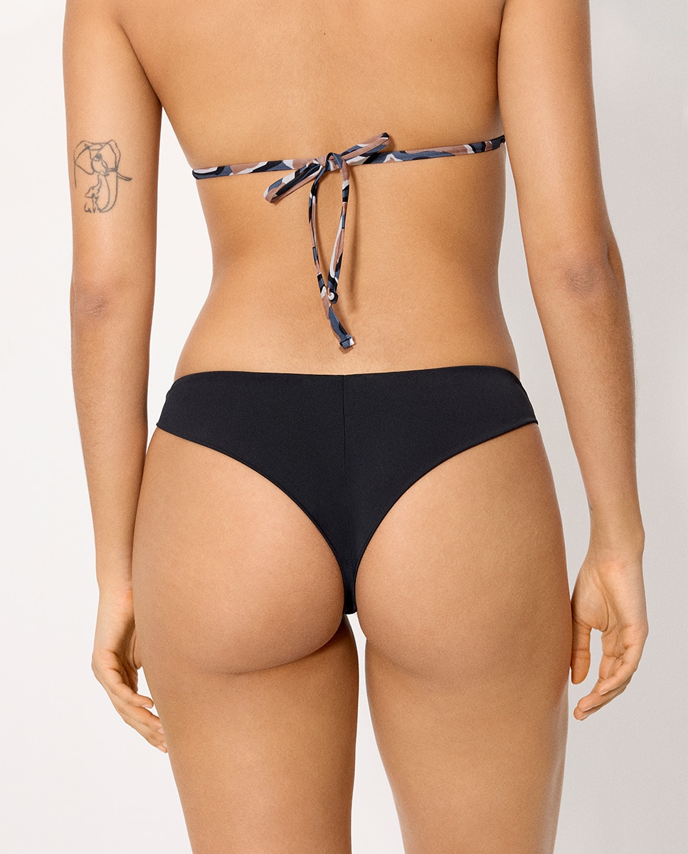 Cueca de Biquíni Brasileira Preto-2