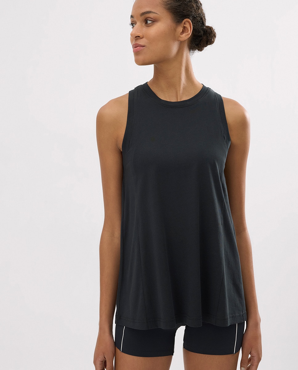 Imagem 0 de T-shirt Desportiva com Alças Comprida Fluida