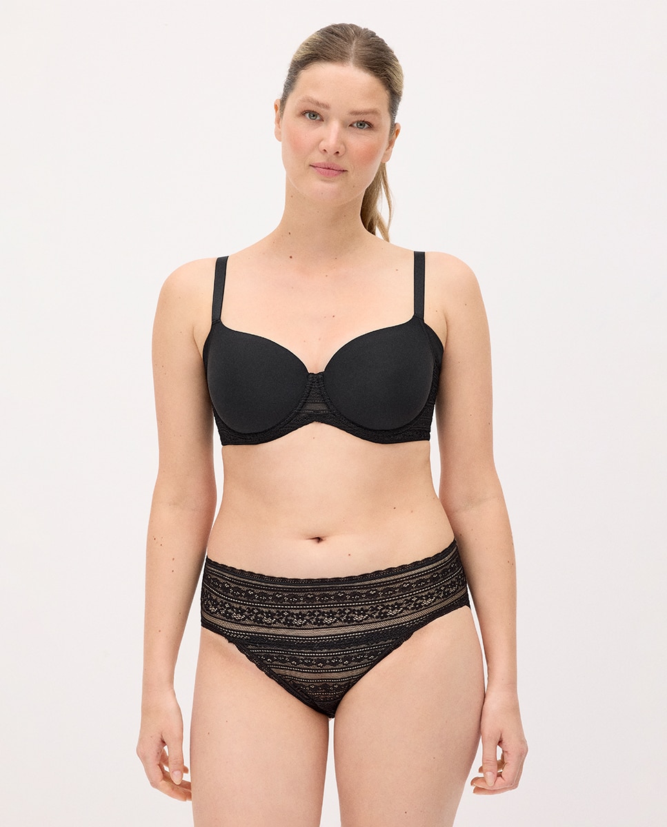 Imagem 0 de Soutien com Aro Capacidade com Forro e Cueca Midi