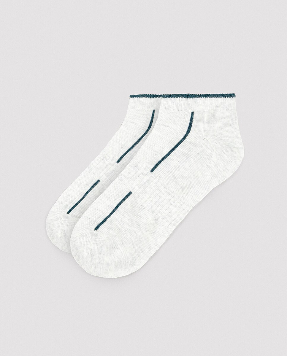 Pack de 3 Meias Invisíveis Multicolor-2