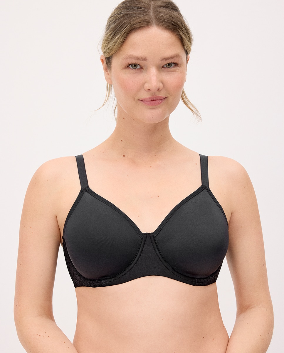 Imagem 0 de Soutien com Aro sem Forro com Detalhes de Renda