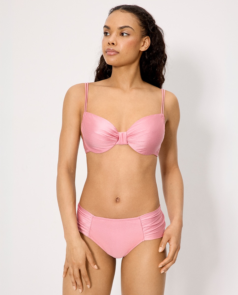 Imagem 0 de Biquínis Completos Moldeador Redutor de Peito com Brilho na Copa C