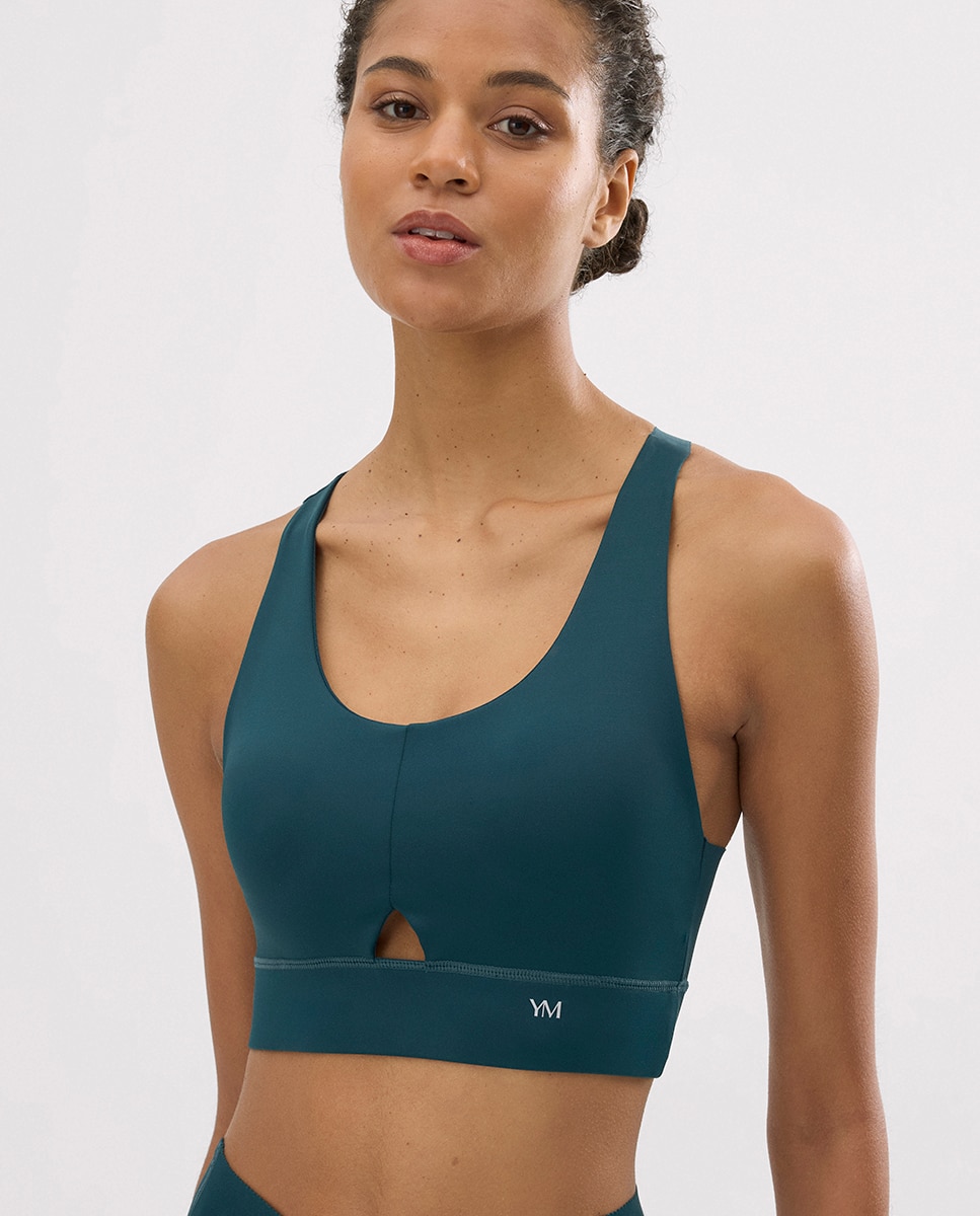 Imagem 0 de Soutien Desportivo Compressive com Detalhe de Abertura de Sustentação Média