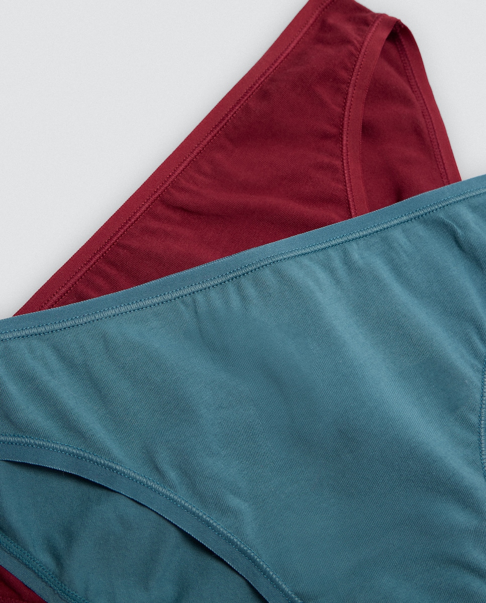 Pack 4 Cuecas Mini Básicas Algodão Multicolor-4