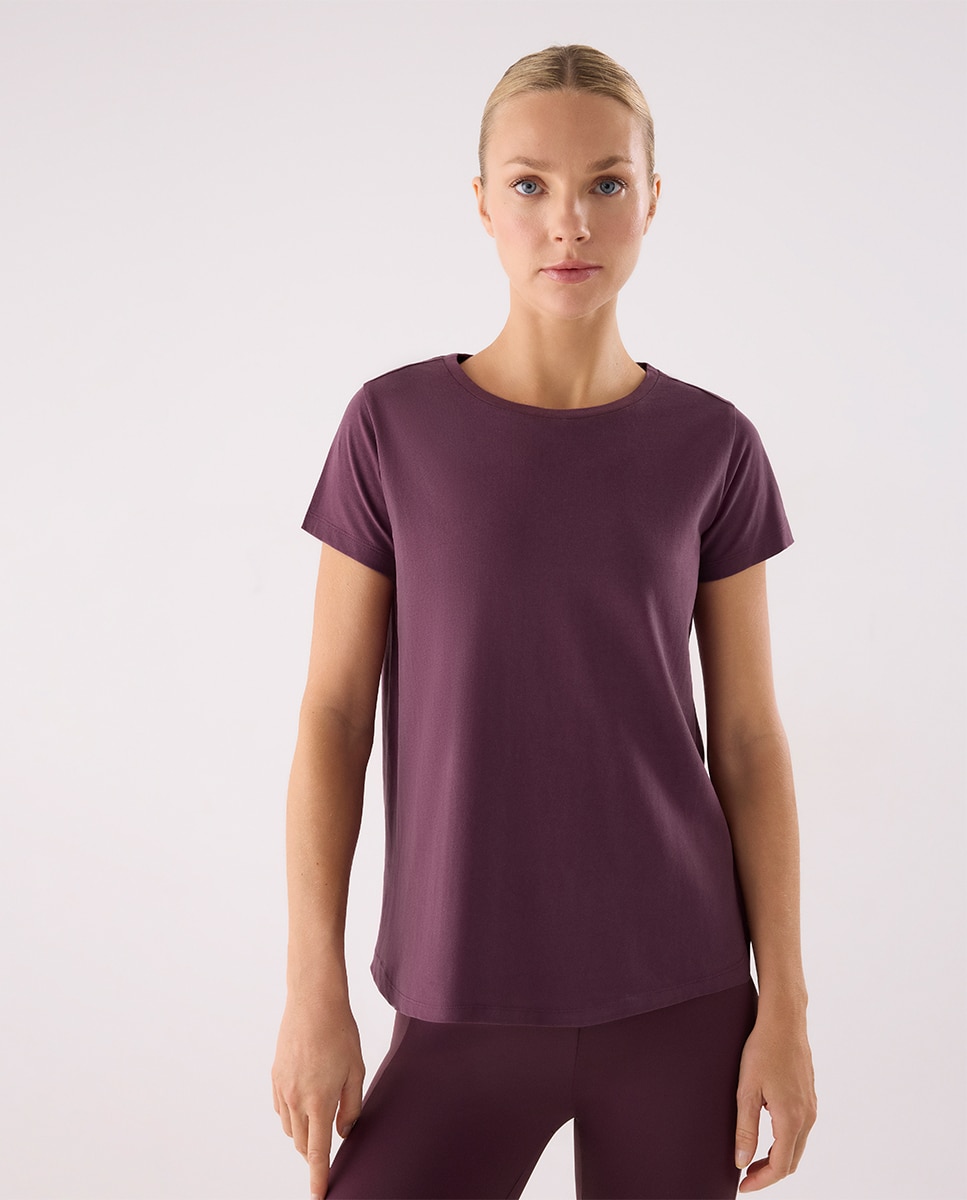 Imagem 0 de T-shirt Desportiva Algodão Básica Estilo Desportivo