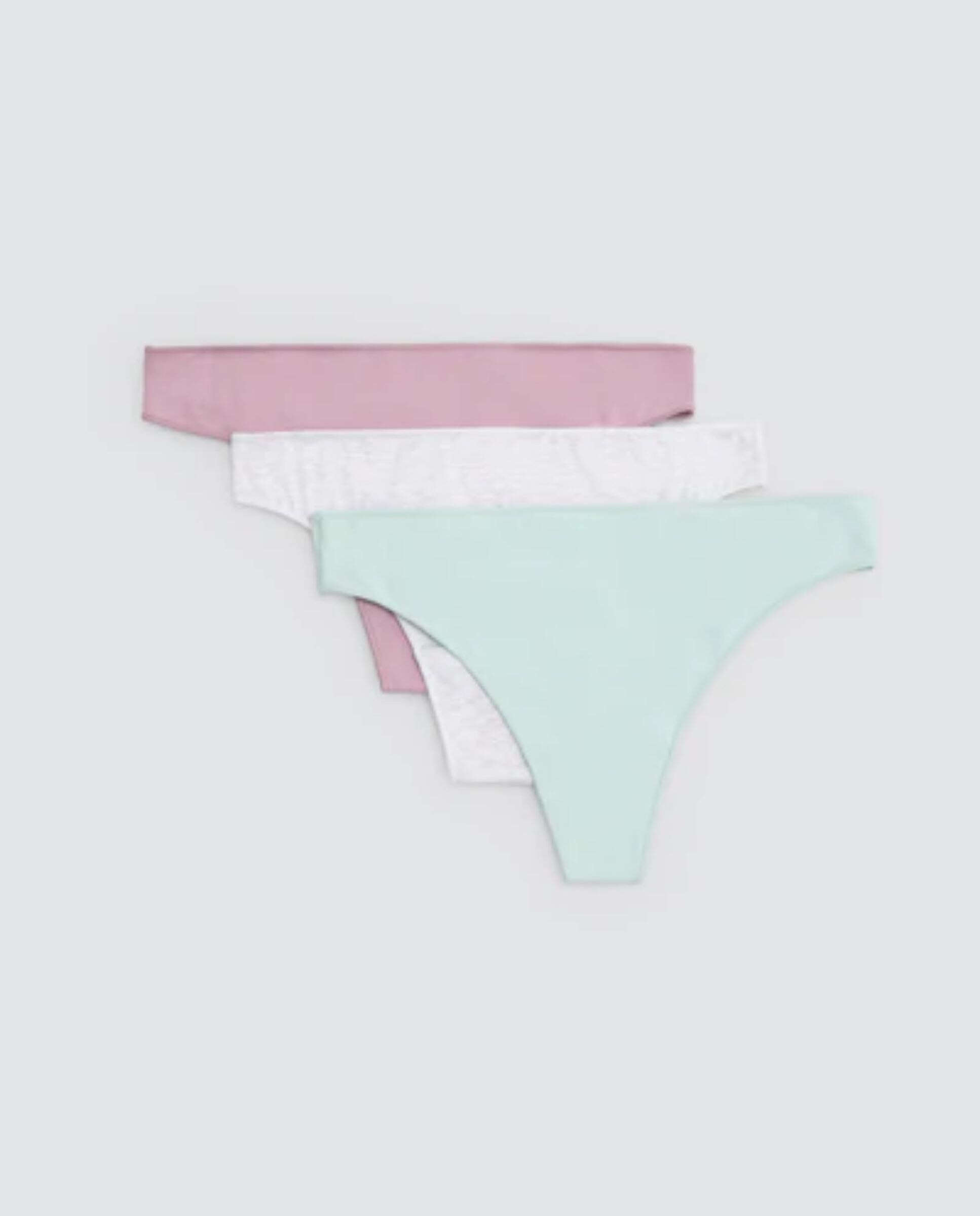 Pack 3 Tangas Básicas Algodão Multicolor-1