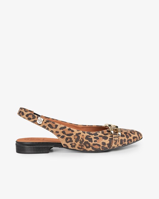 Imagem 0 de Sabrinas com Calcanhar Aberto Leopardo