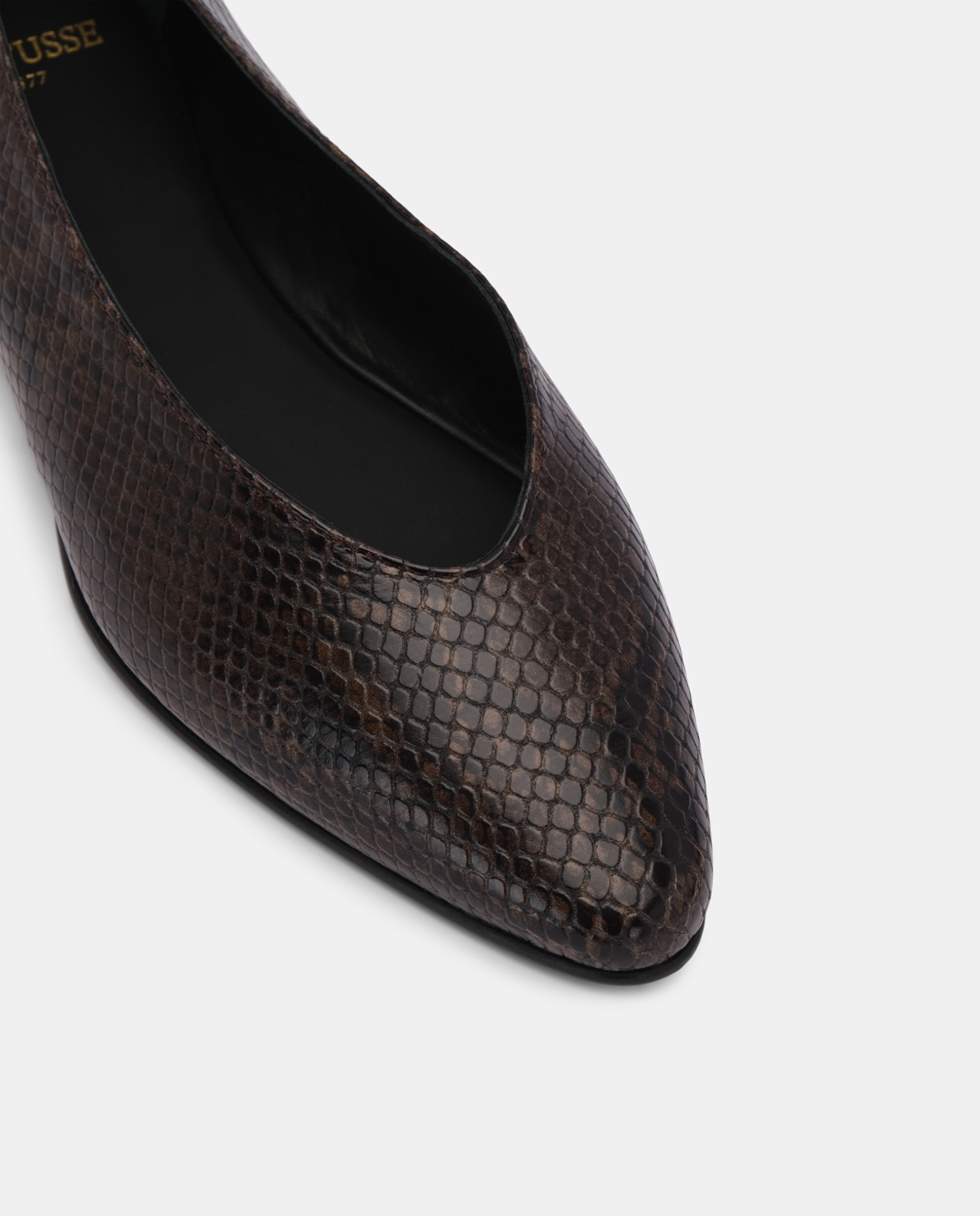 Sabrinas de Pele Bel Castanho-escuro-4