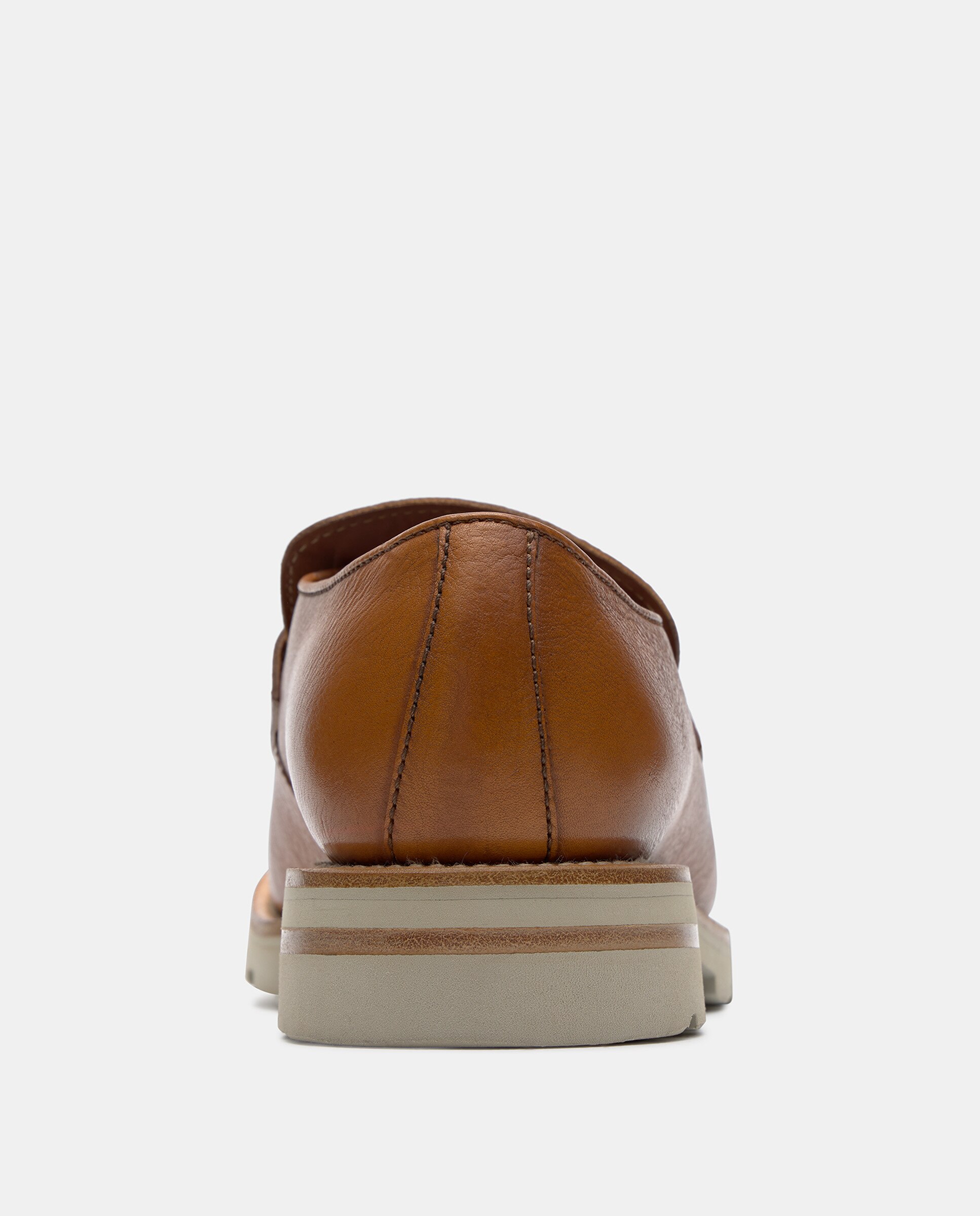 Mocassins Formais Murphy de Pele Castanho-3