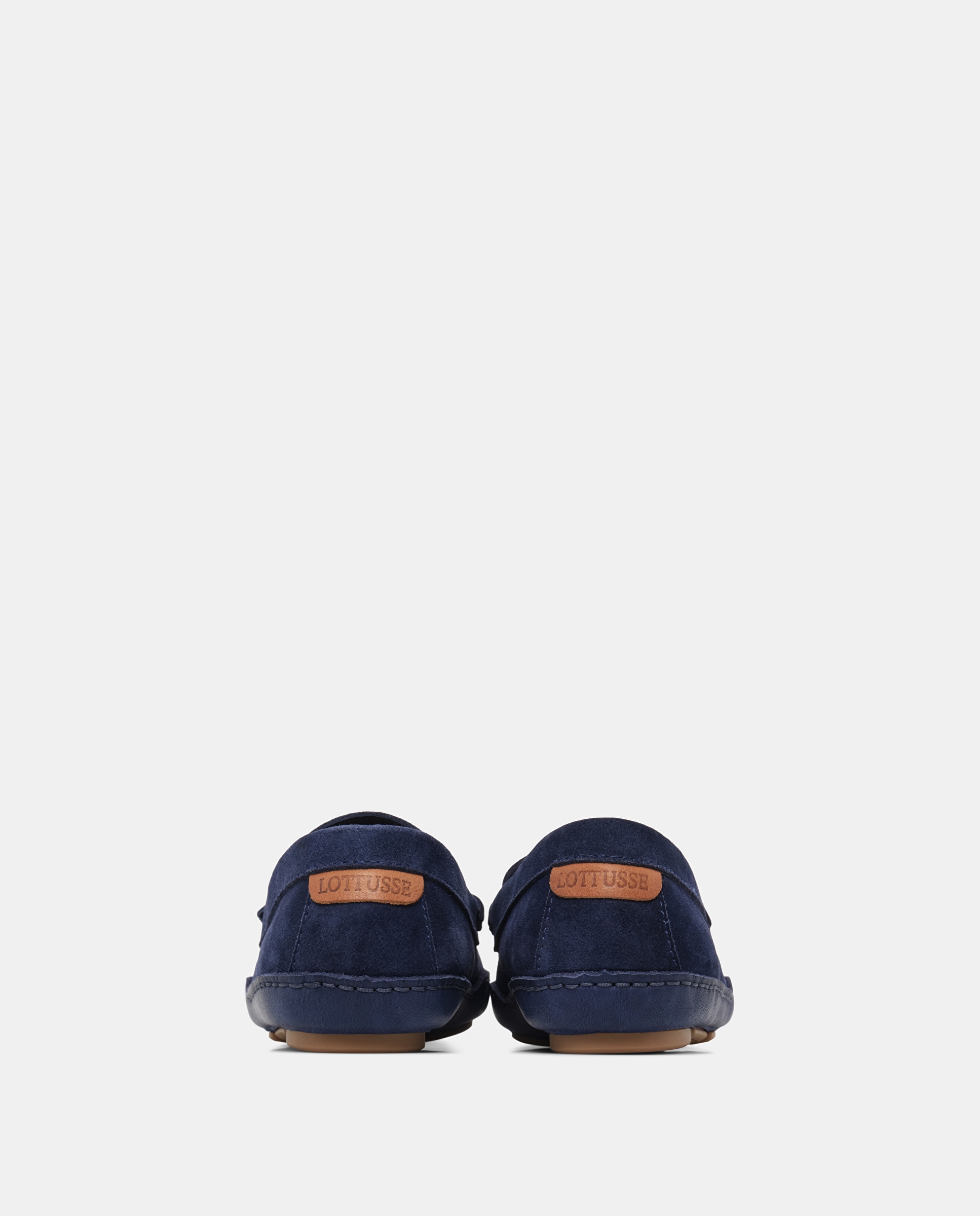 Mocassins de Camurça com Fita Azul-marinho-3