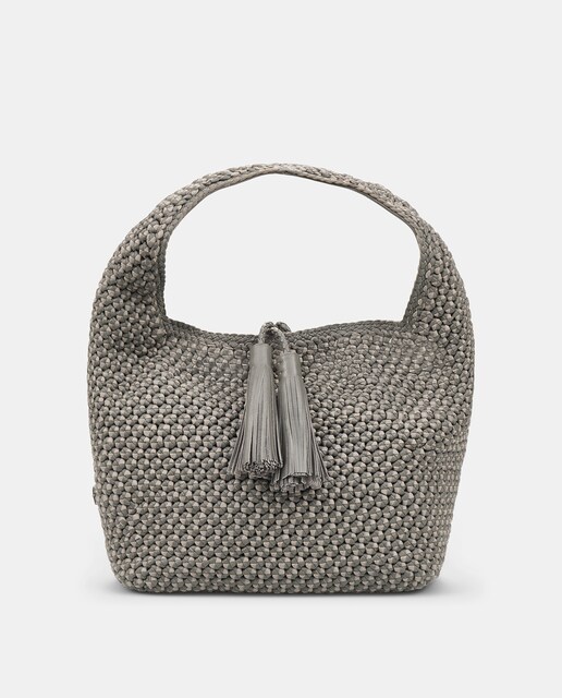 Imagem 0 de Mala Pequena de Pele Entrançada