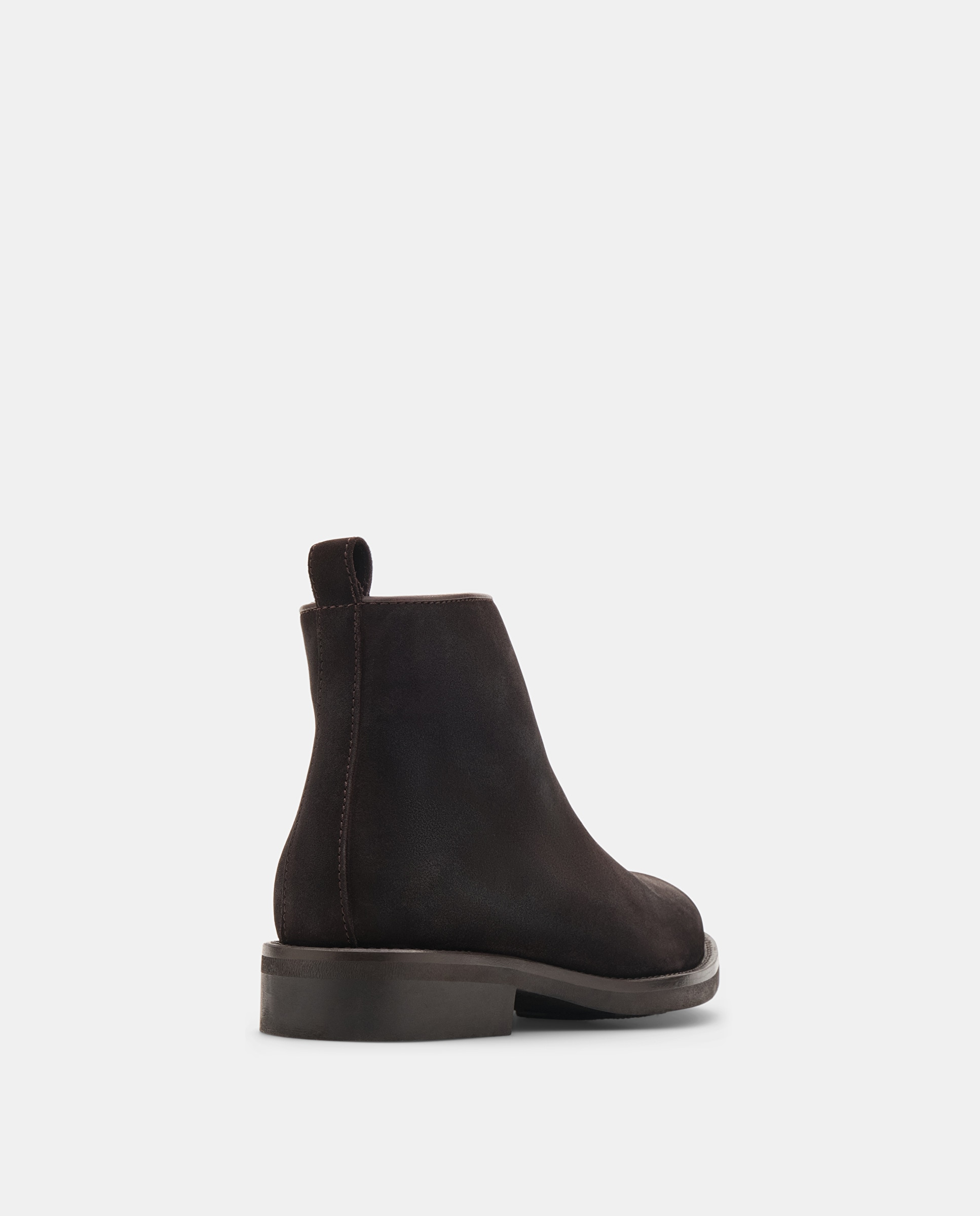Botins Chelsea de Pele de Bovino em Moka Moca-3