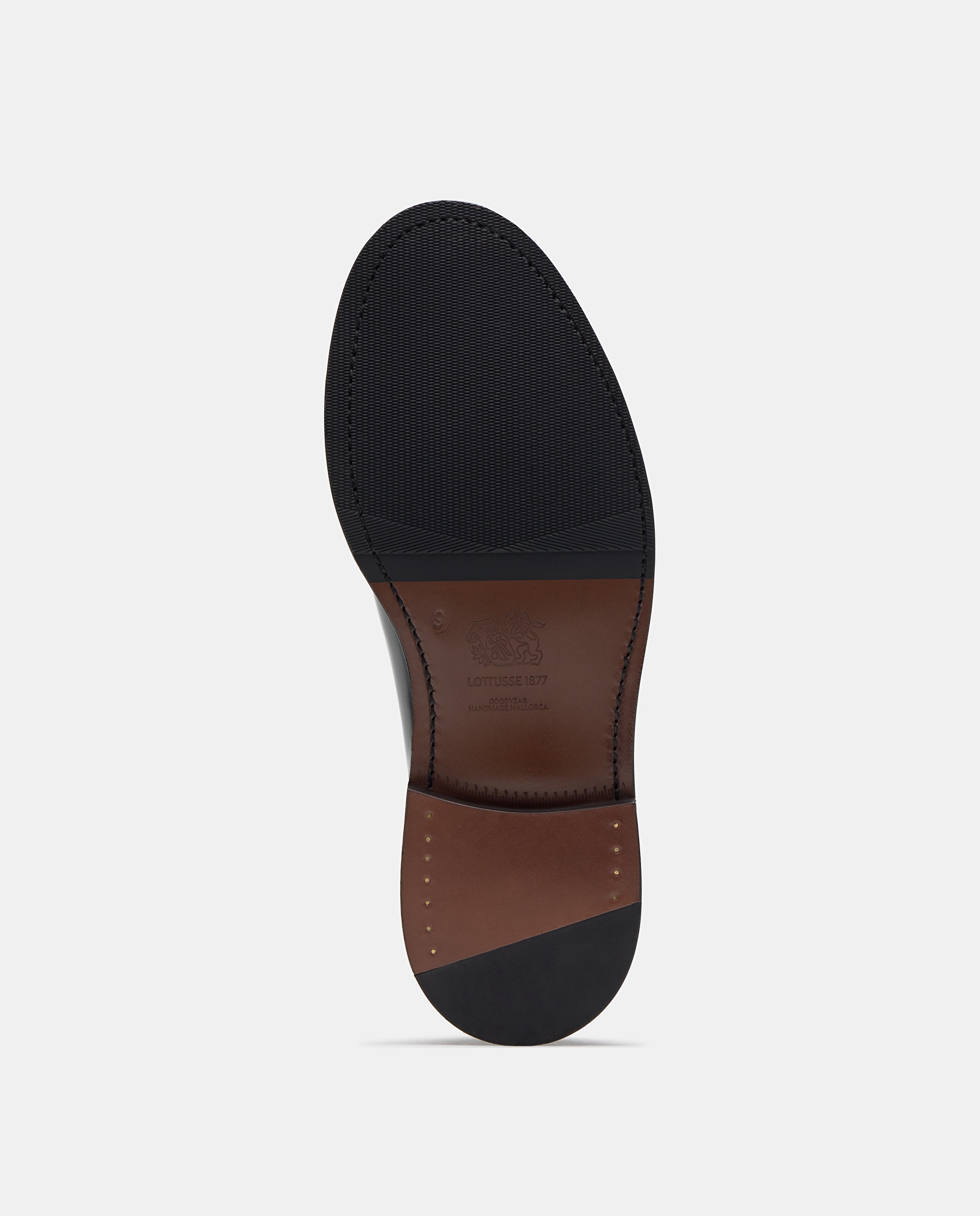 Sapatos de Cordões Prestige em Pele de Bovino em Preto Preto-5
